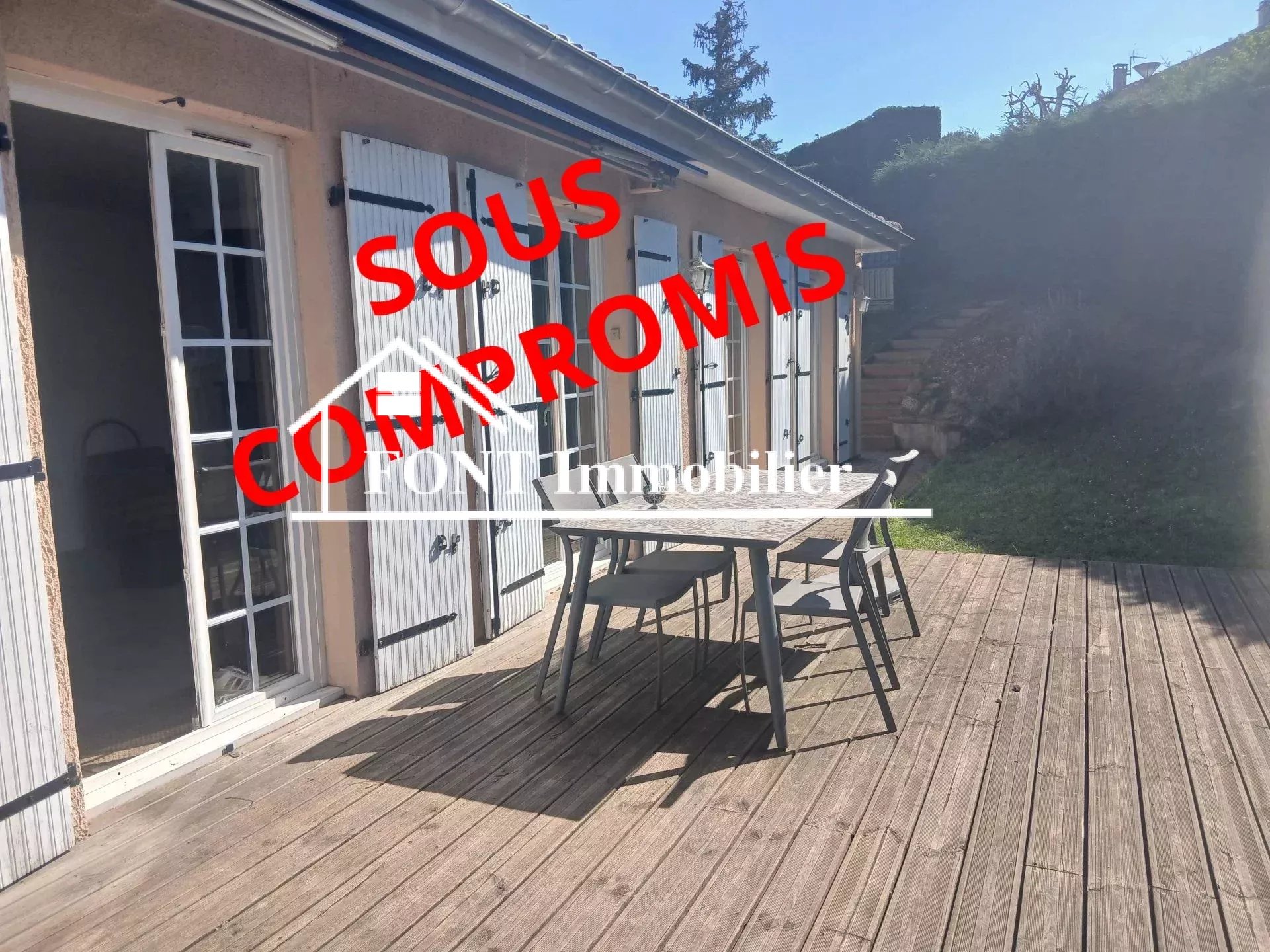 SAINT-CHAMOND, BELLE MAISON PLEIN-PIED, 3 CHAMBRES