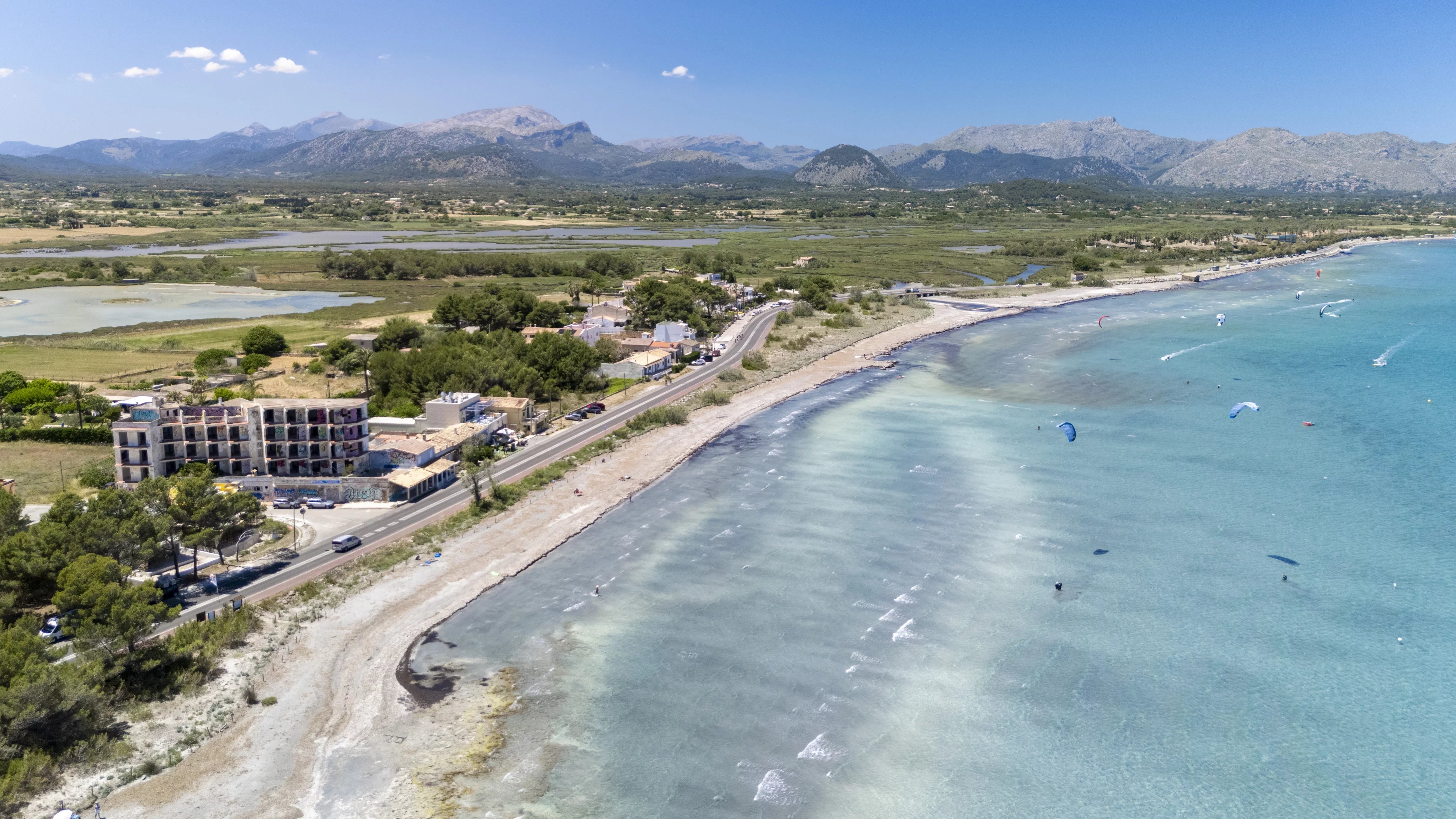 Frontline beachfront building in Alcudia