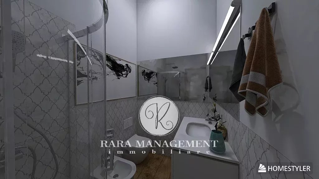 Render secondo piano bagno