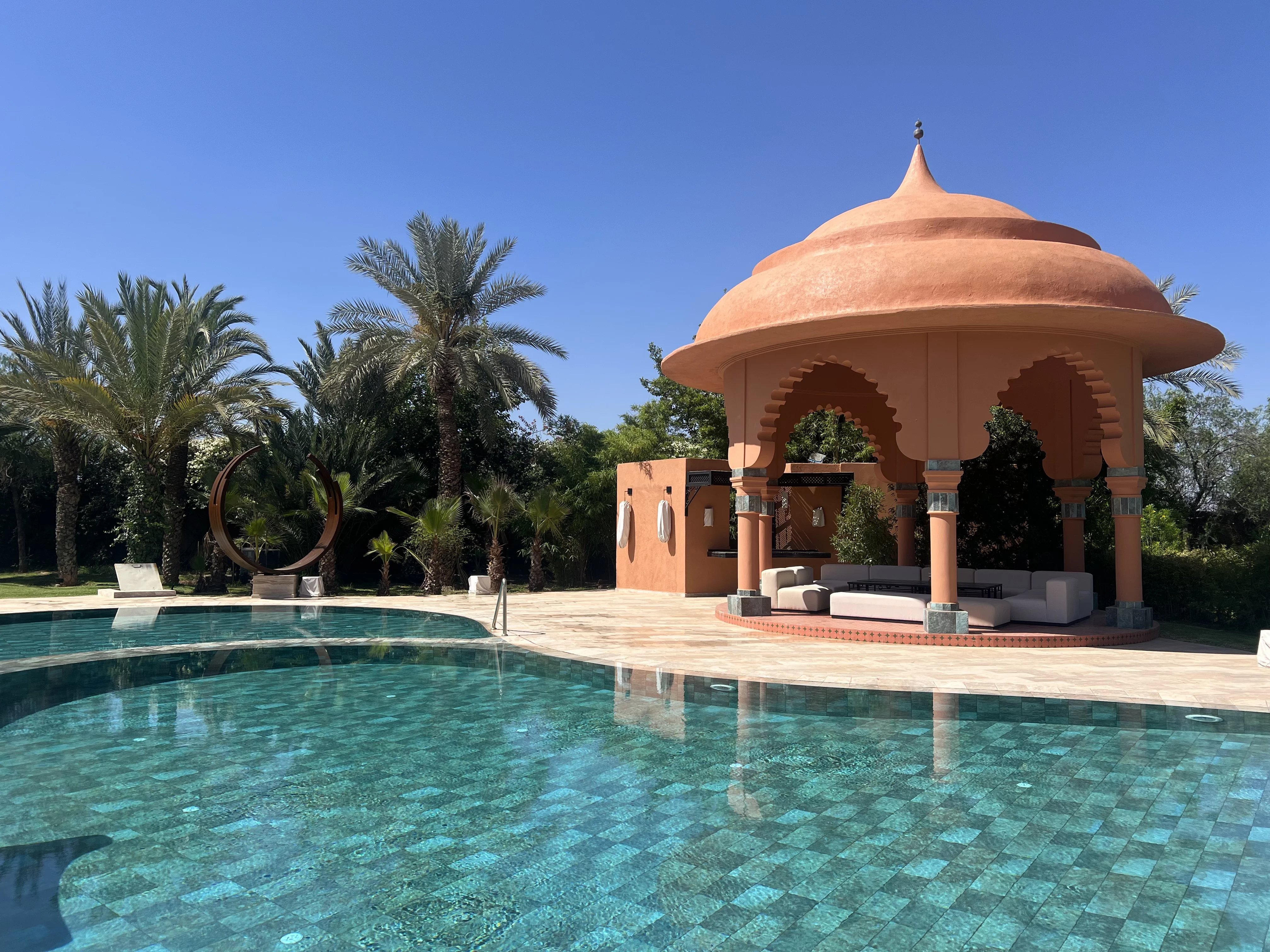 EXCLUSIVITE Palais mauresque de 7 suites en Palmeraie de Marrakech