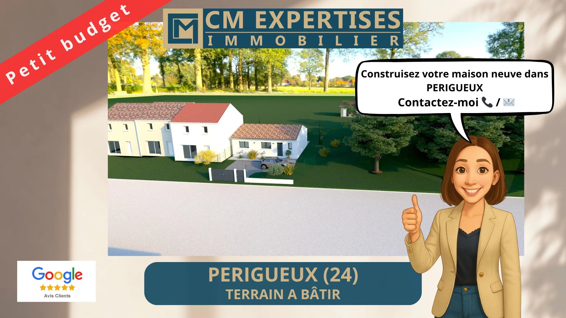 Vente Terrain constructible Champcevinel