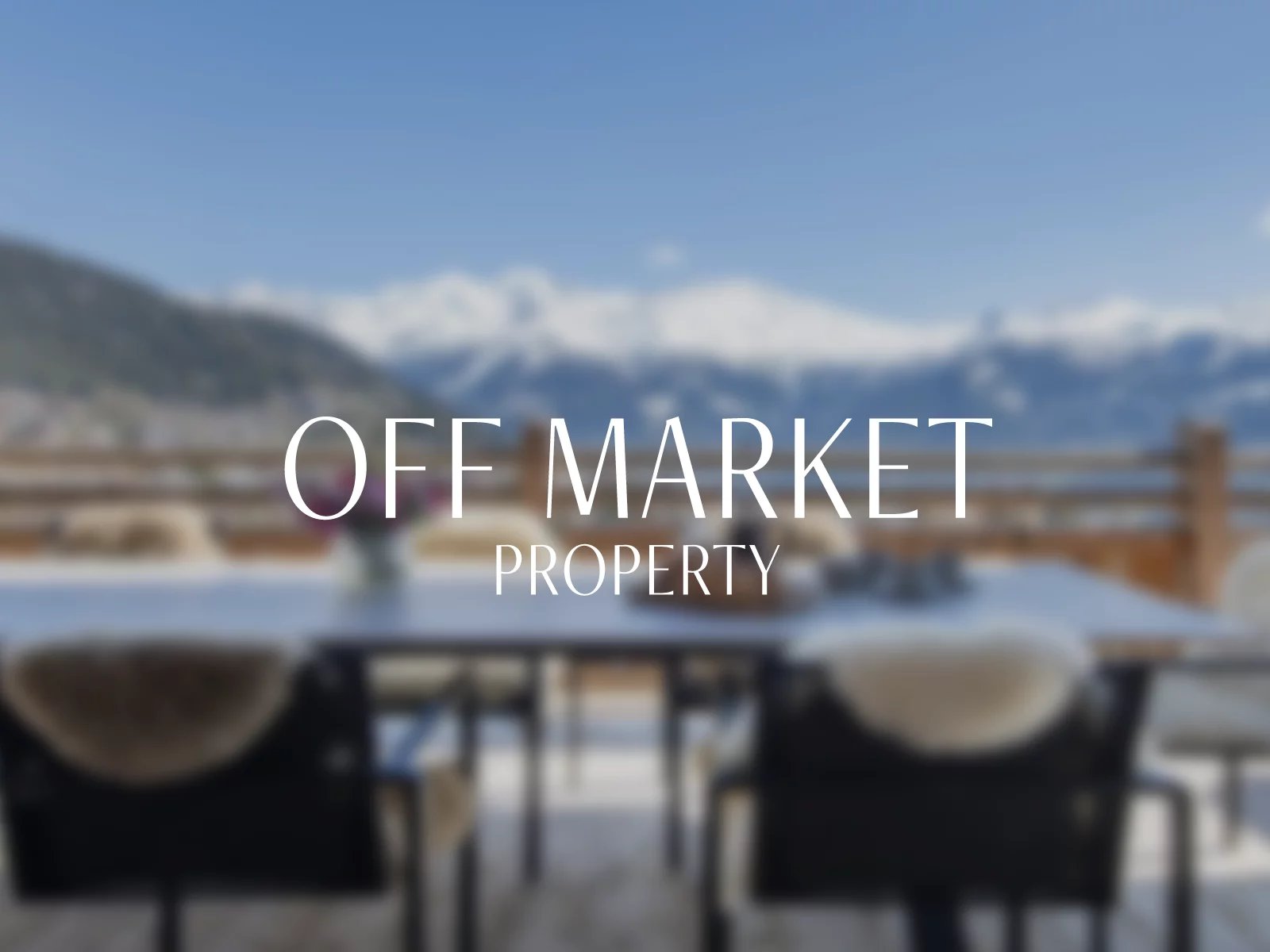 Off-market Apartment