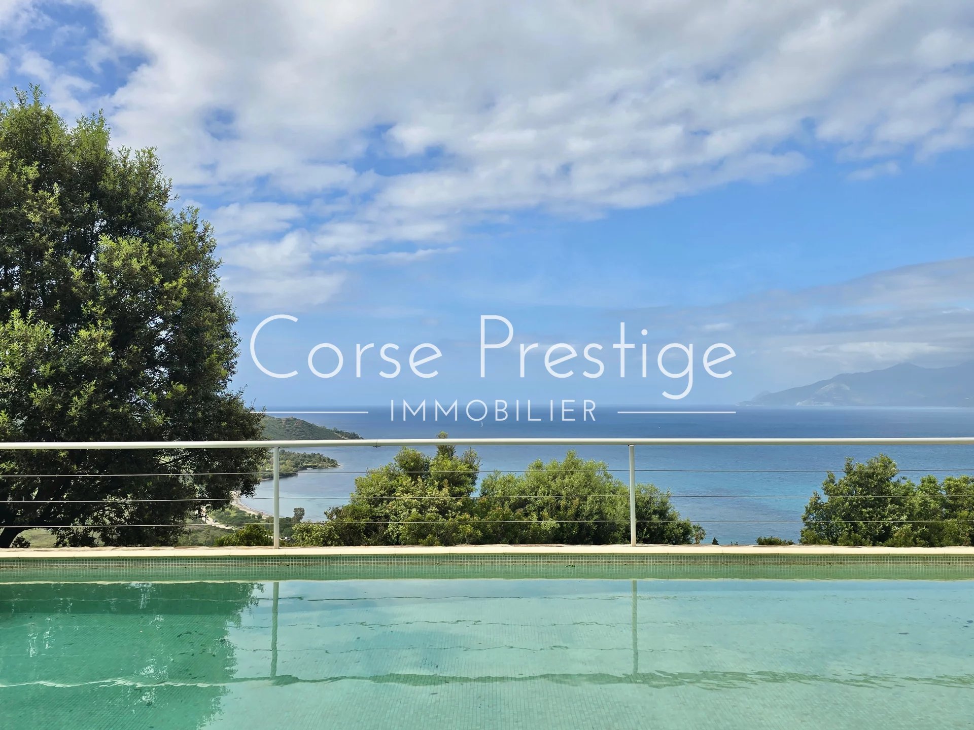 villa avec piscine et vue mer - fromentica saint florent - haute corse image5