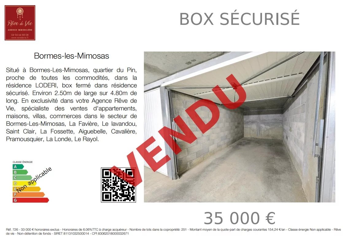 Vente Box Bormes-les-Mimosas