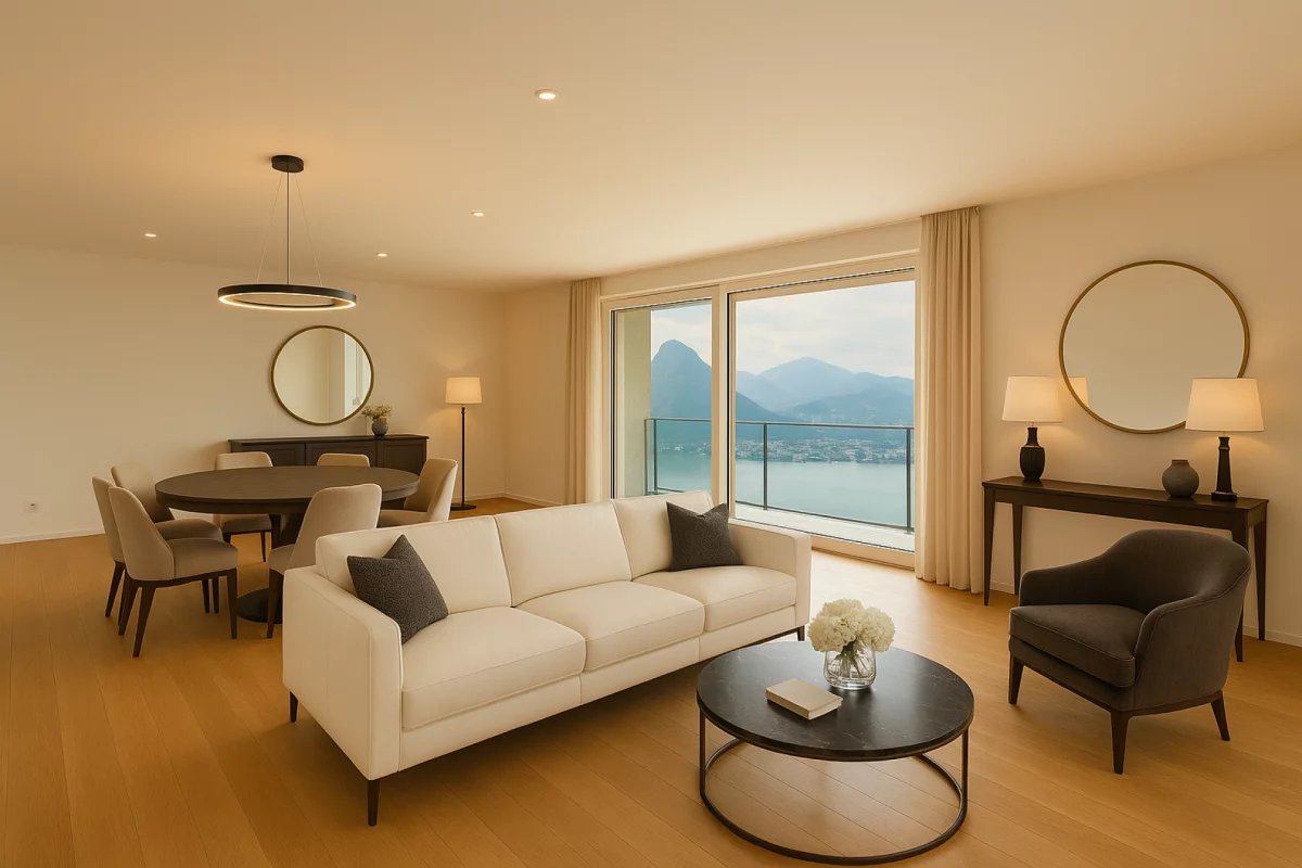 Stilvolle Seeblick-Villa – Modern Elegance Redefined