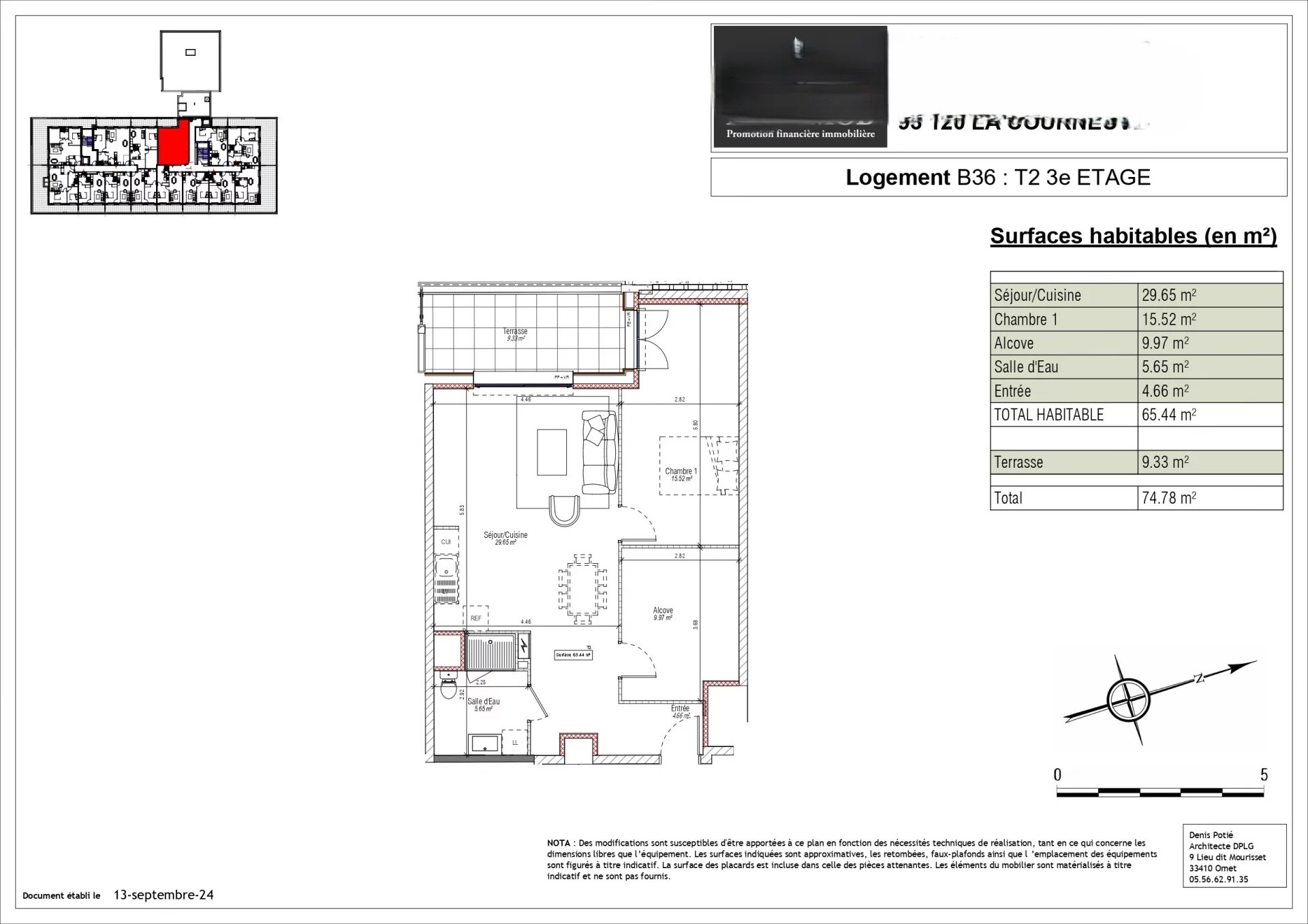 T2 71m² avec balcon - CENTRE VILLE