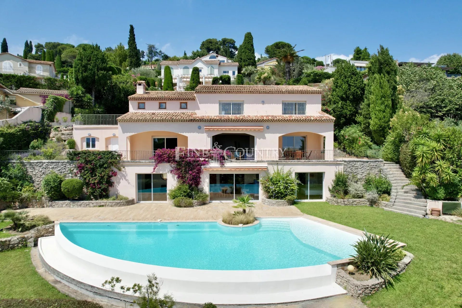 Photo of Villa For Sale walking distance from Mougins Village with Panoramic Sea View