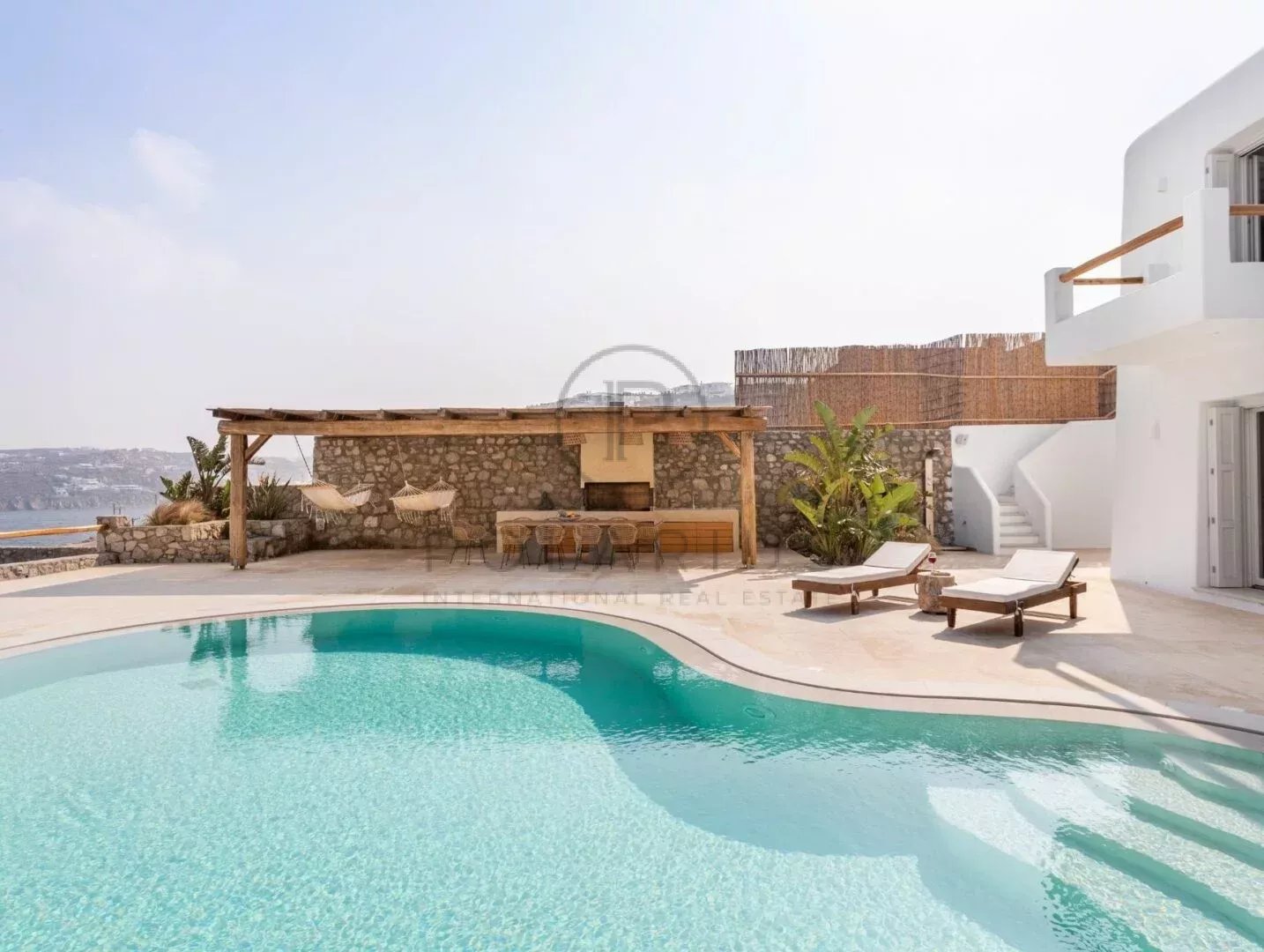 Luxury Eight Bedroom Villa In Ornos - Sleeps 17