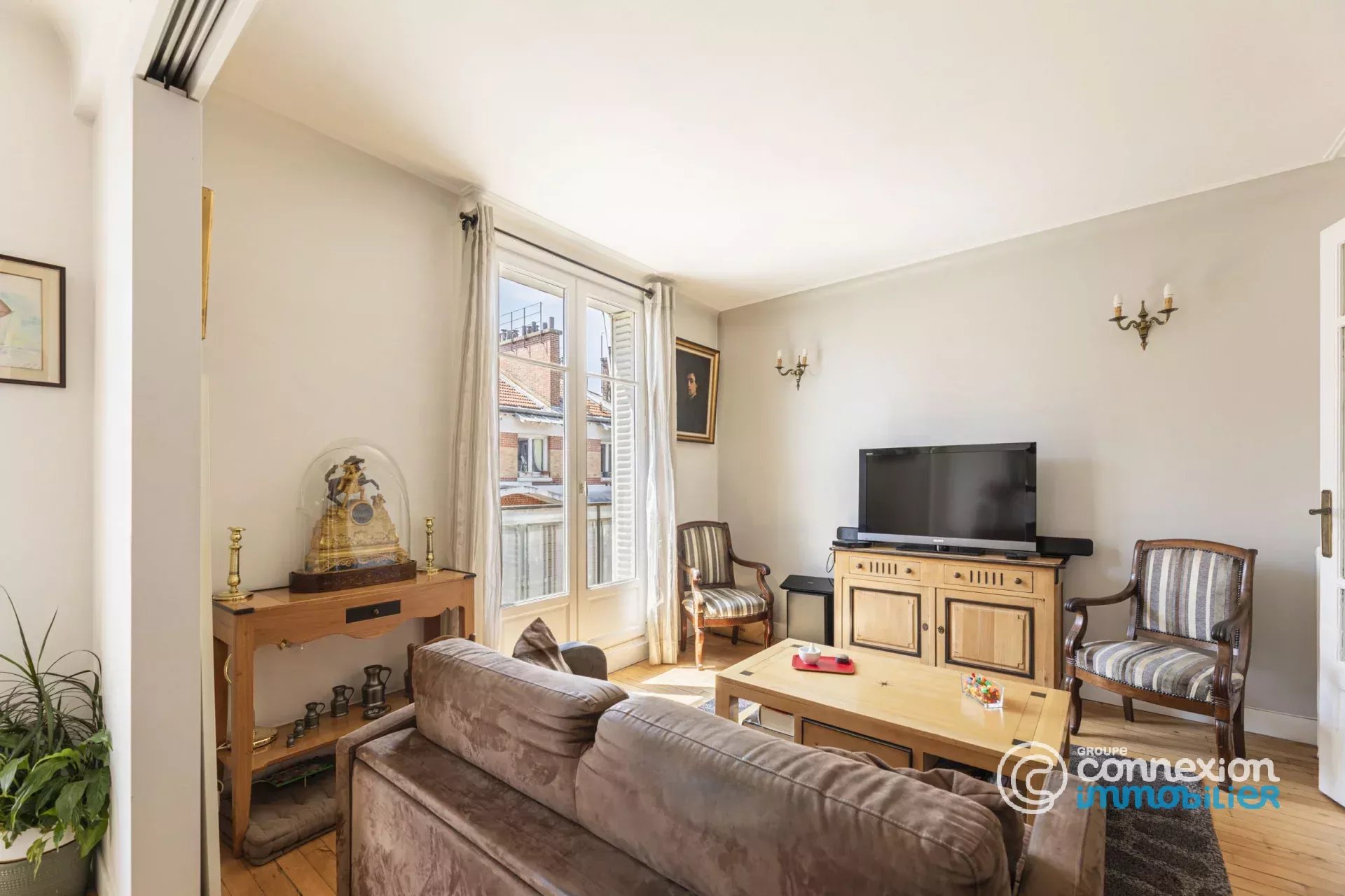 Bel appartement 3 pièces, balcon avec vue sur Seine