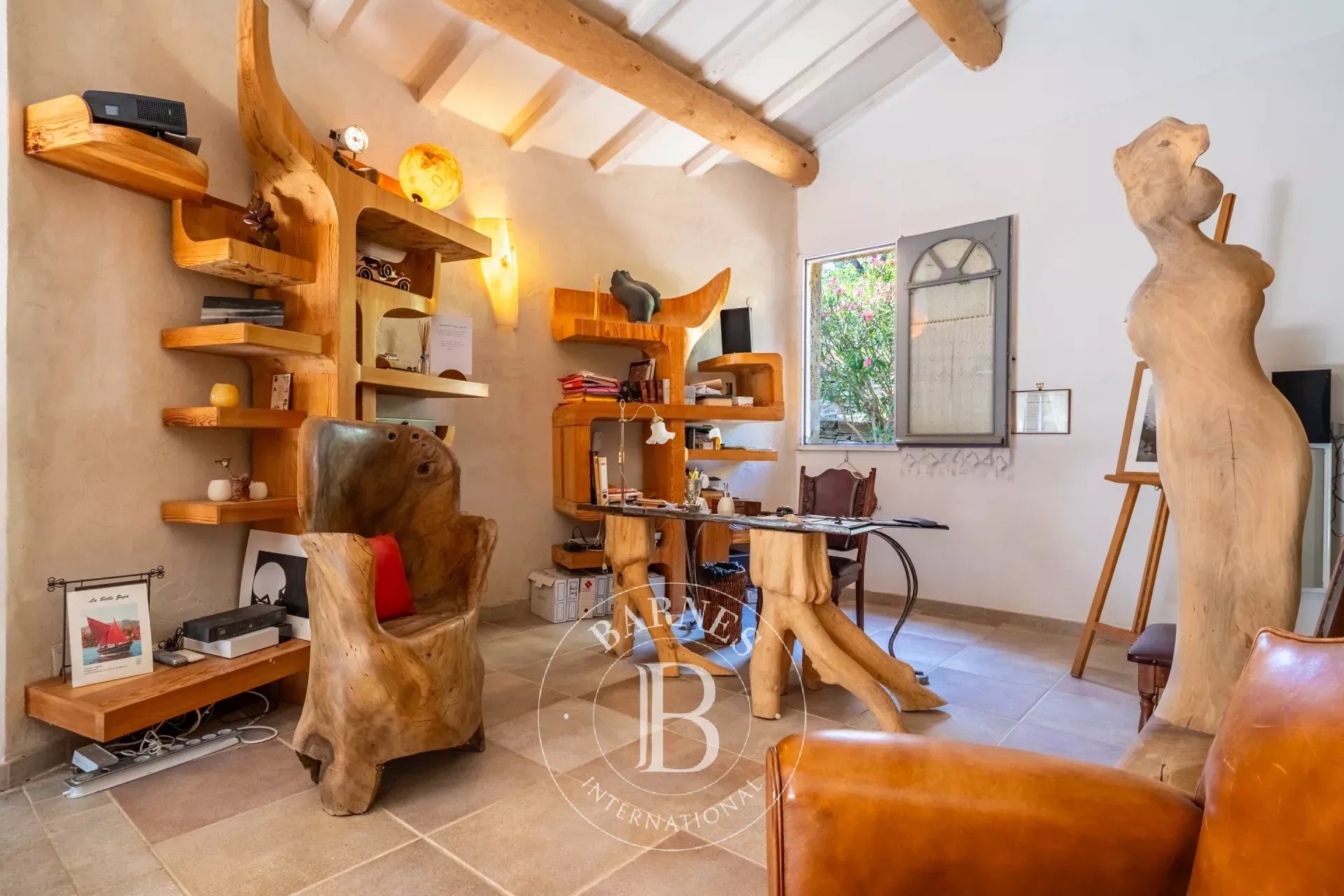 Saint-Florent, exceptional estate, 8 rooms, walking distance to beach, swimming pool, panoramic sea view - picture 10 title=