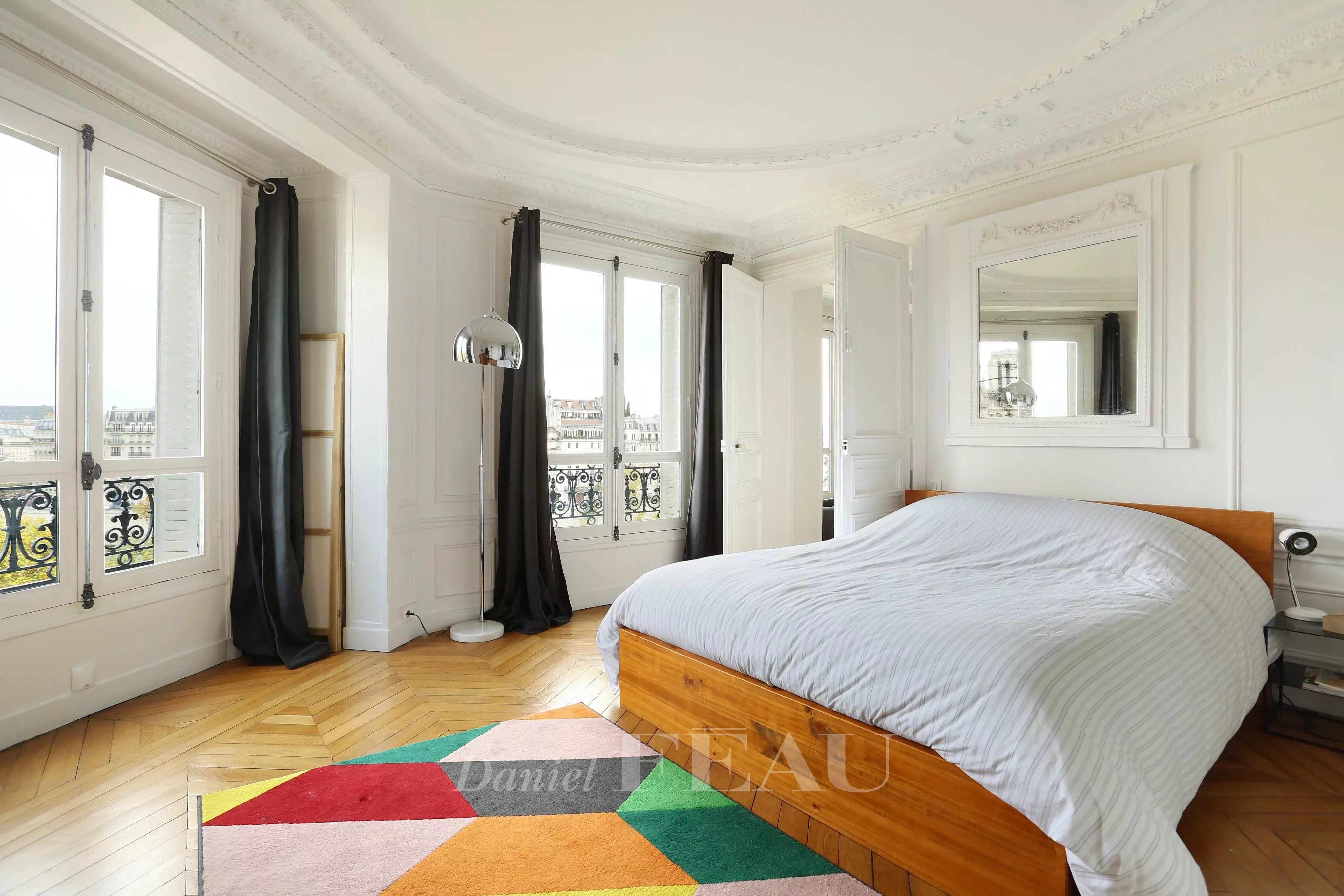 Bedroom Natural light Wooden floor
