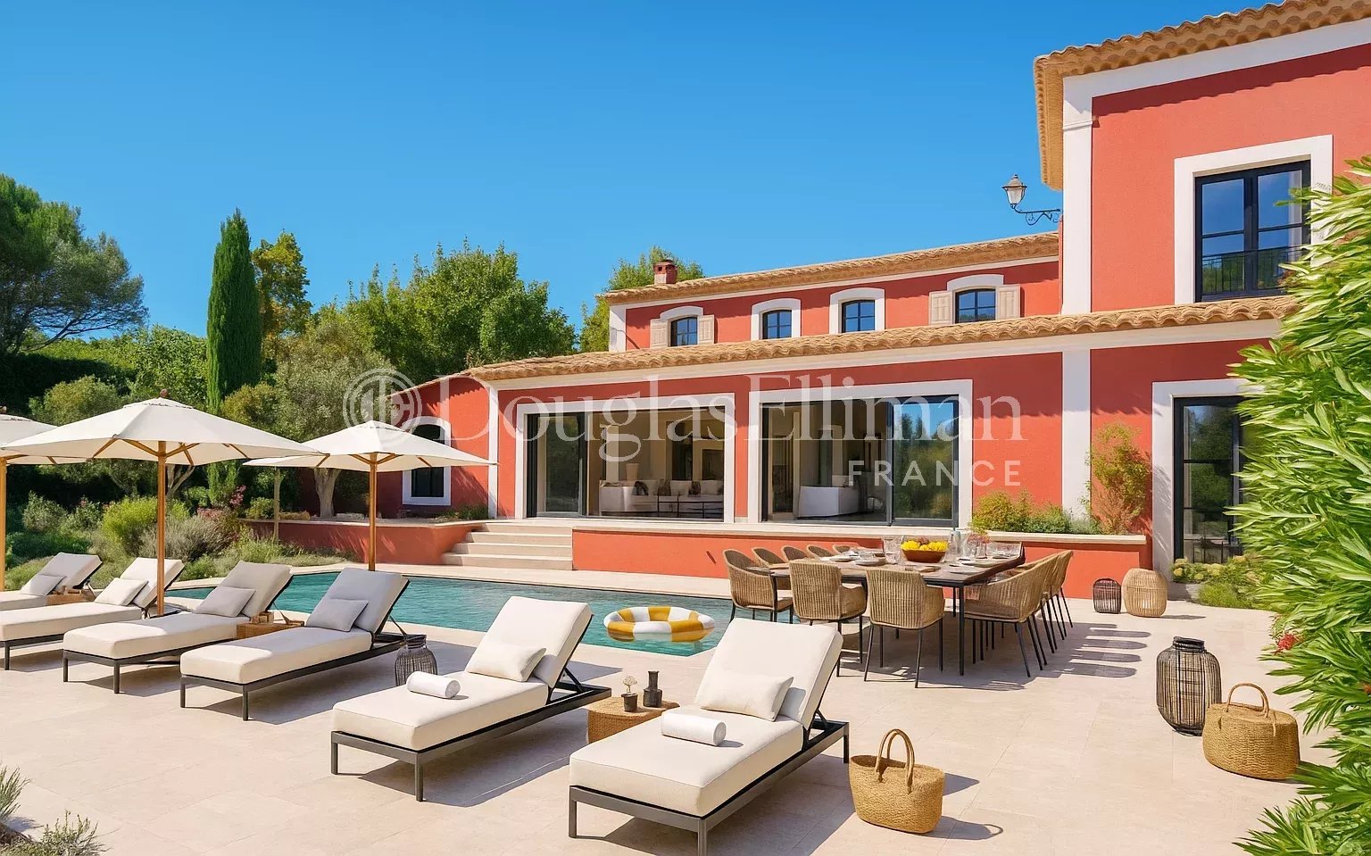 PROCHE VALBONNE : Villa de Style Toscan au Castellaras - Image nᵒ2