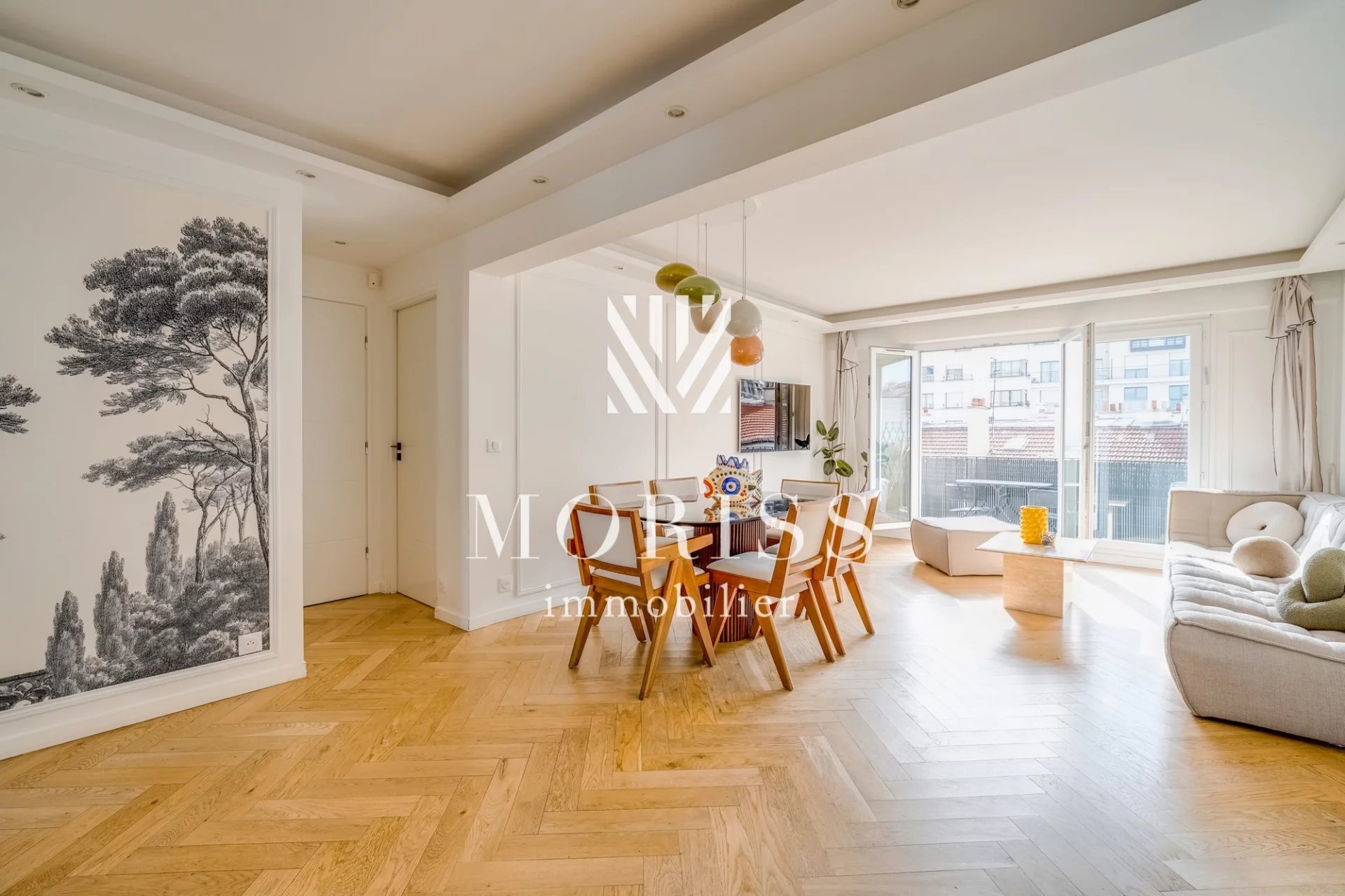 Bécon/Courbevoie - Magnifique appartement 3 pièces de 68 M2 + 5 - Image Array