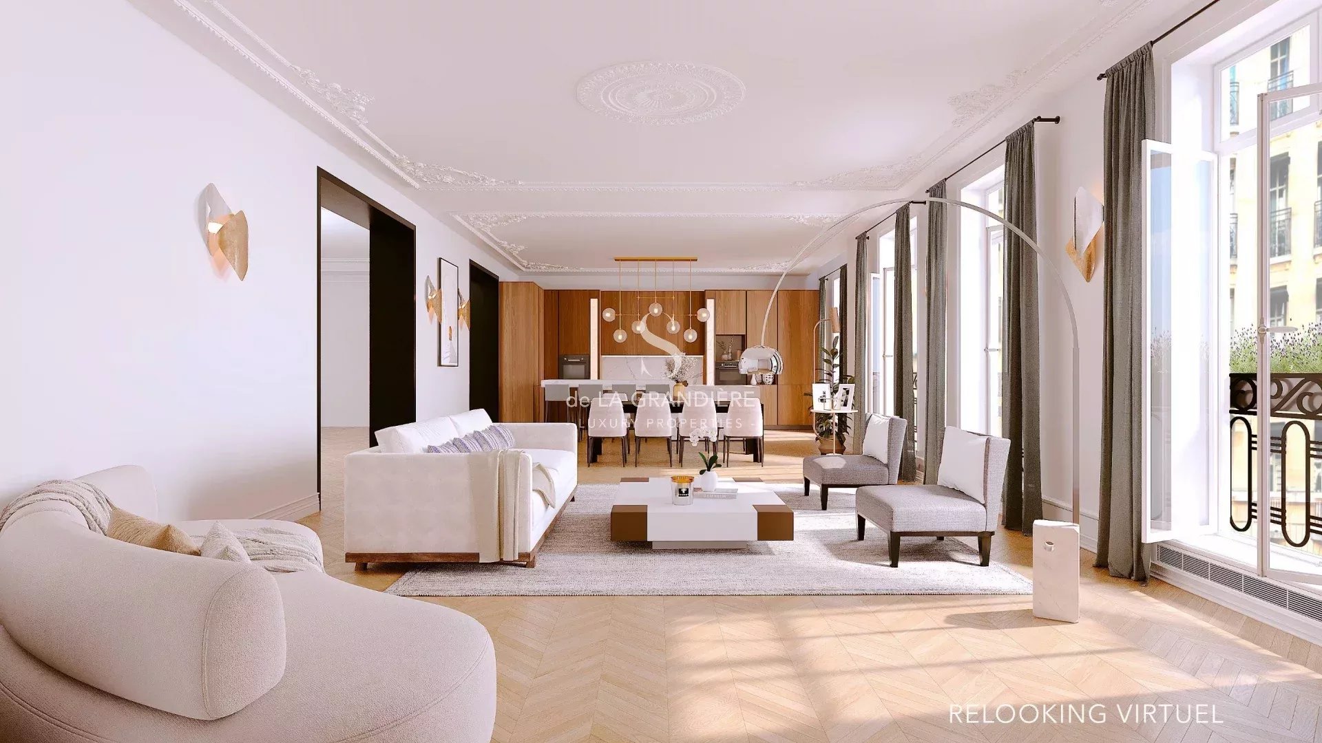 Paris 8ème -  Appartement familial de prestige proche des Champs Elysées