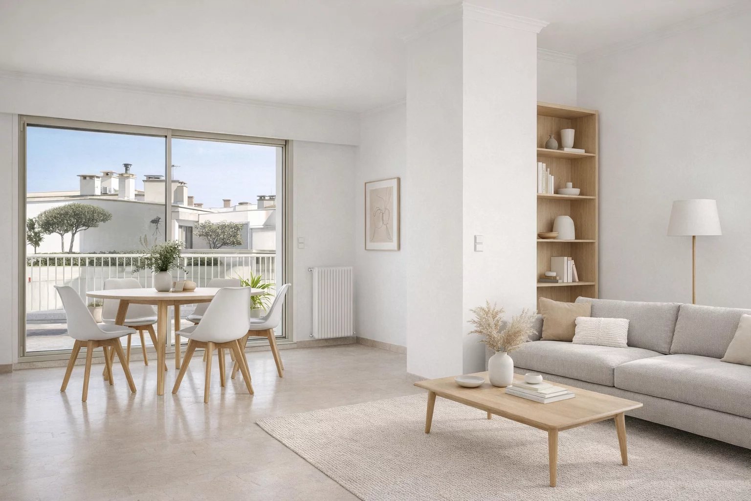 Exceptional penthouse apartment in Cannes, in need of renovation – Panoramic view