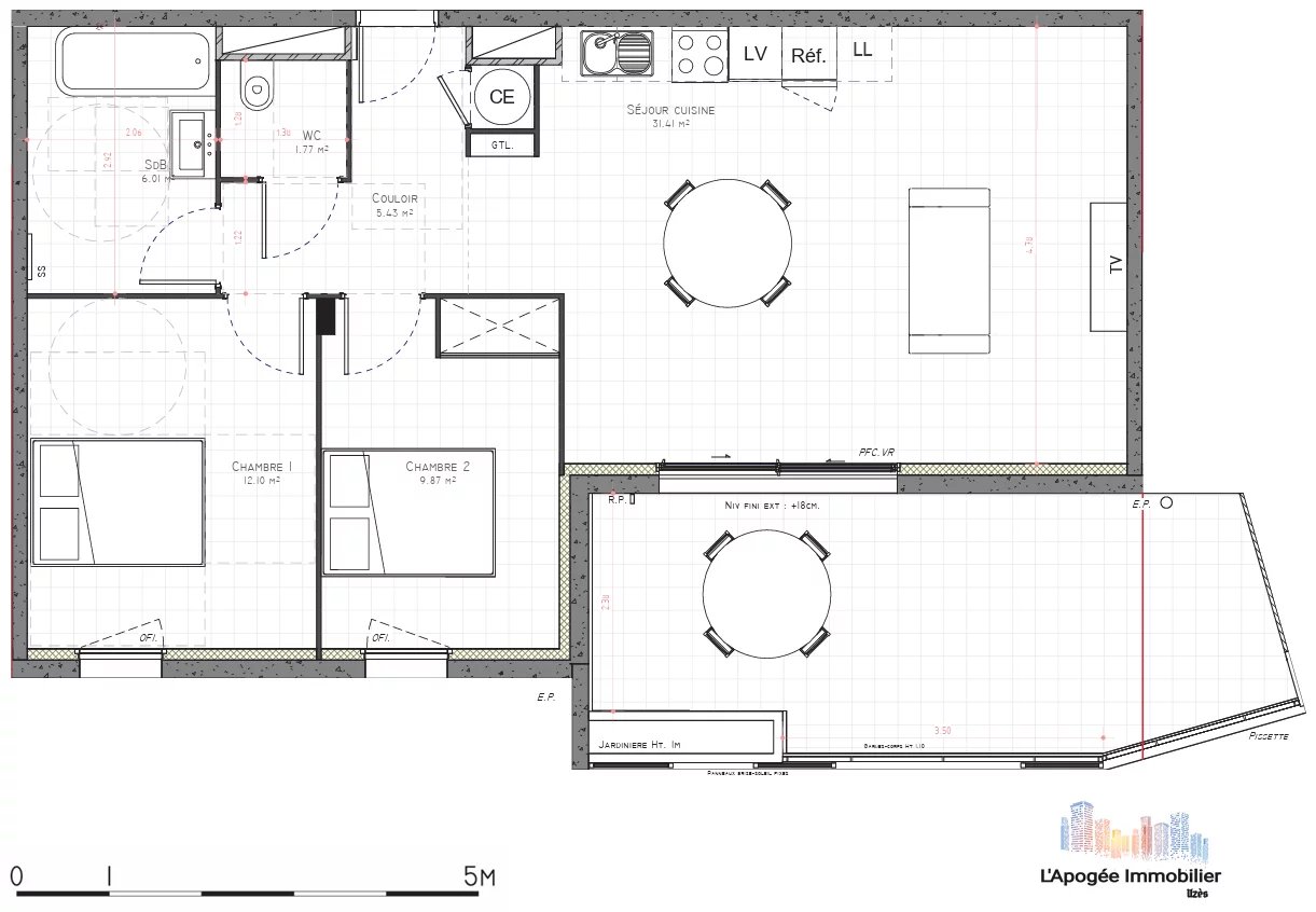 Agence immobilière de 