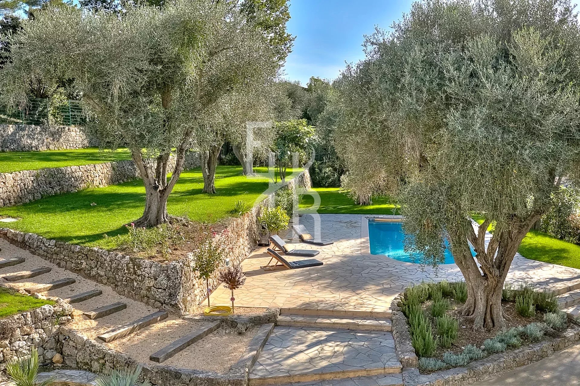 Villa Maison Propriété Mougins avec vue village panoramique