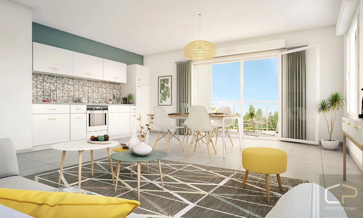 Magnifique T1 25m2 Grigny 69520, résidence à taille humaine