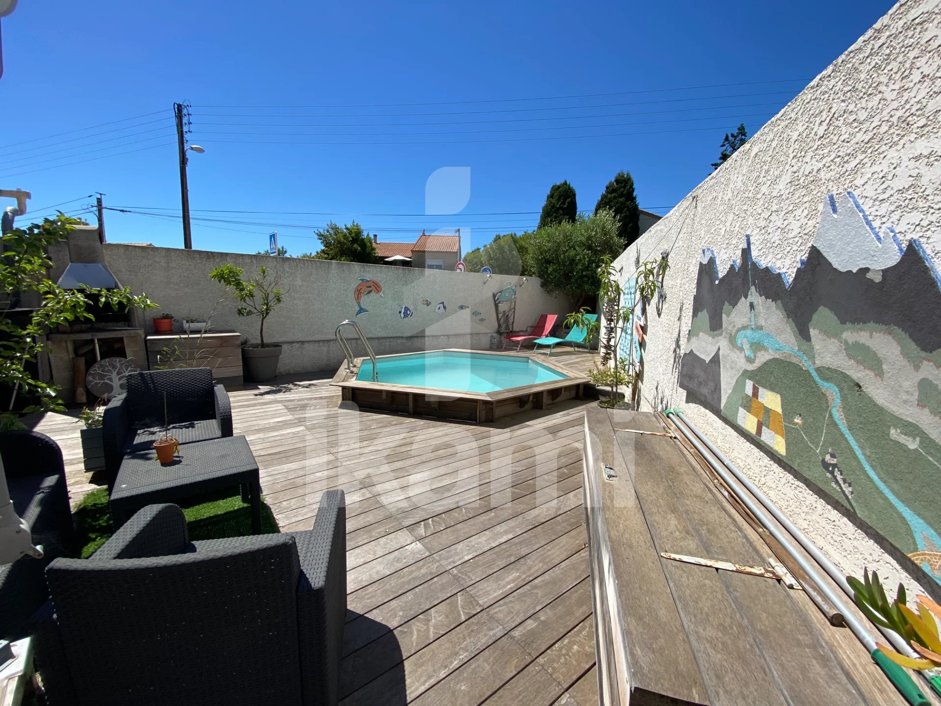 Maison 5 pièces avec piscine