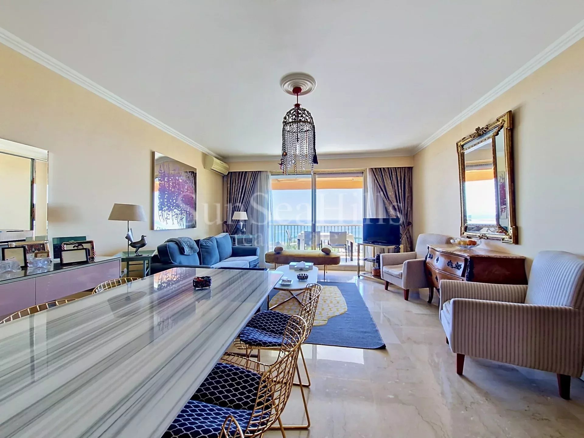 NICE WEST – ABBAYE DE ROSELAND – PANORAMIC SEA VIEW – 3-BEDROOM APARTMENT – TERRACES – HIGH FLOOR