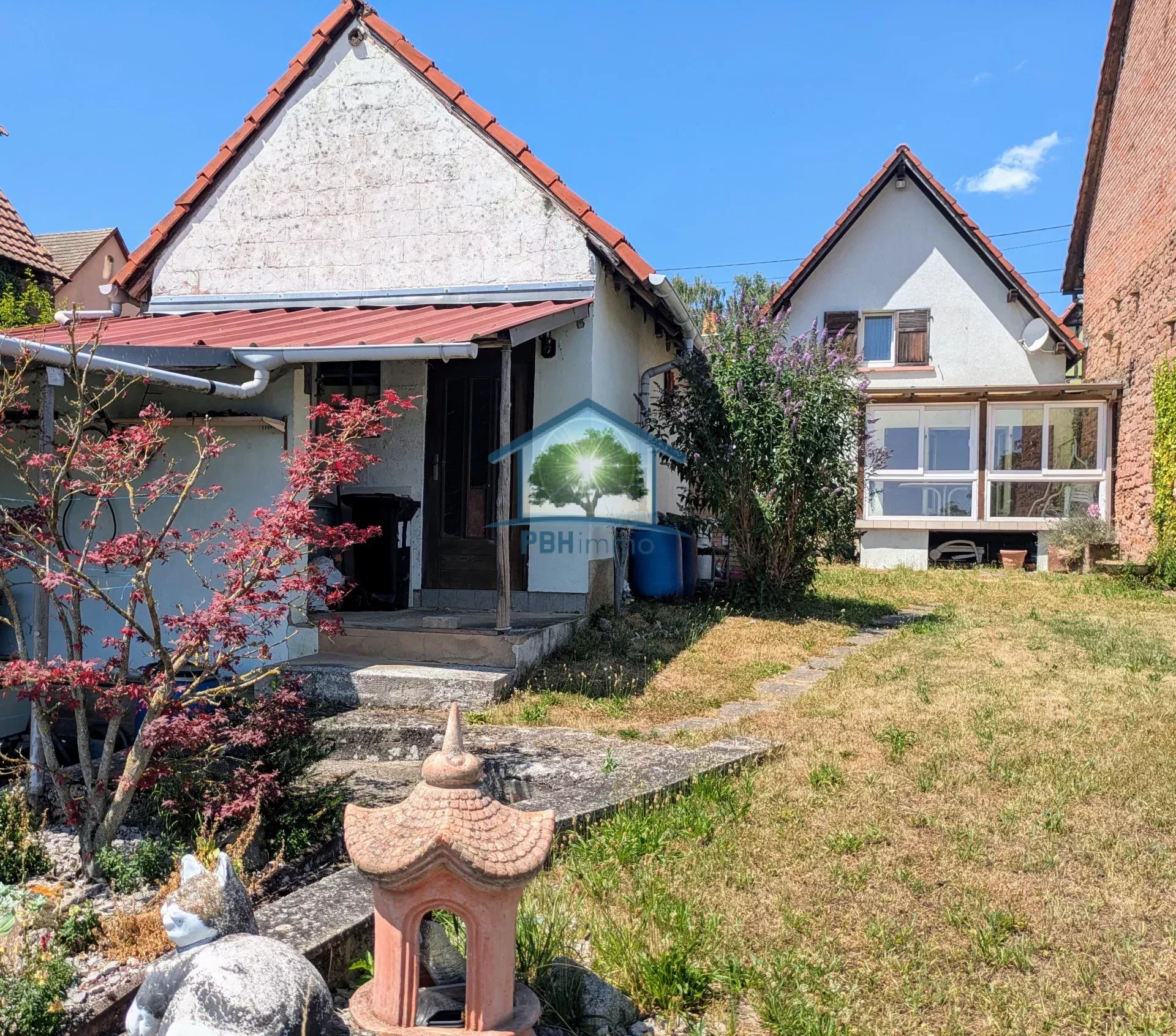 ZUTZENDORF (67) - Maison F5/6 132m² avec Cour, Terrasse couverte, Garage et Jardin sur 9.30 ares