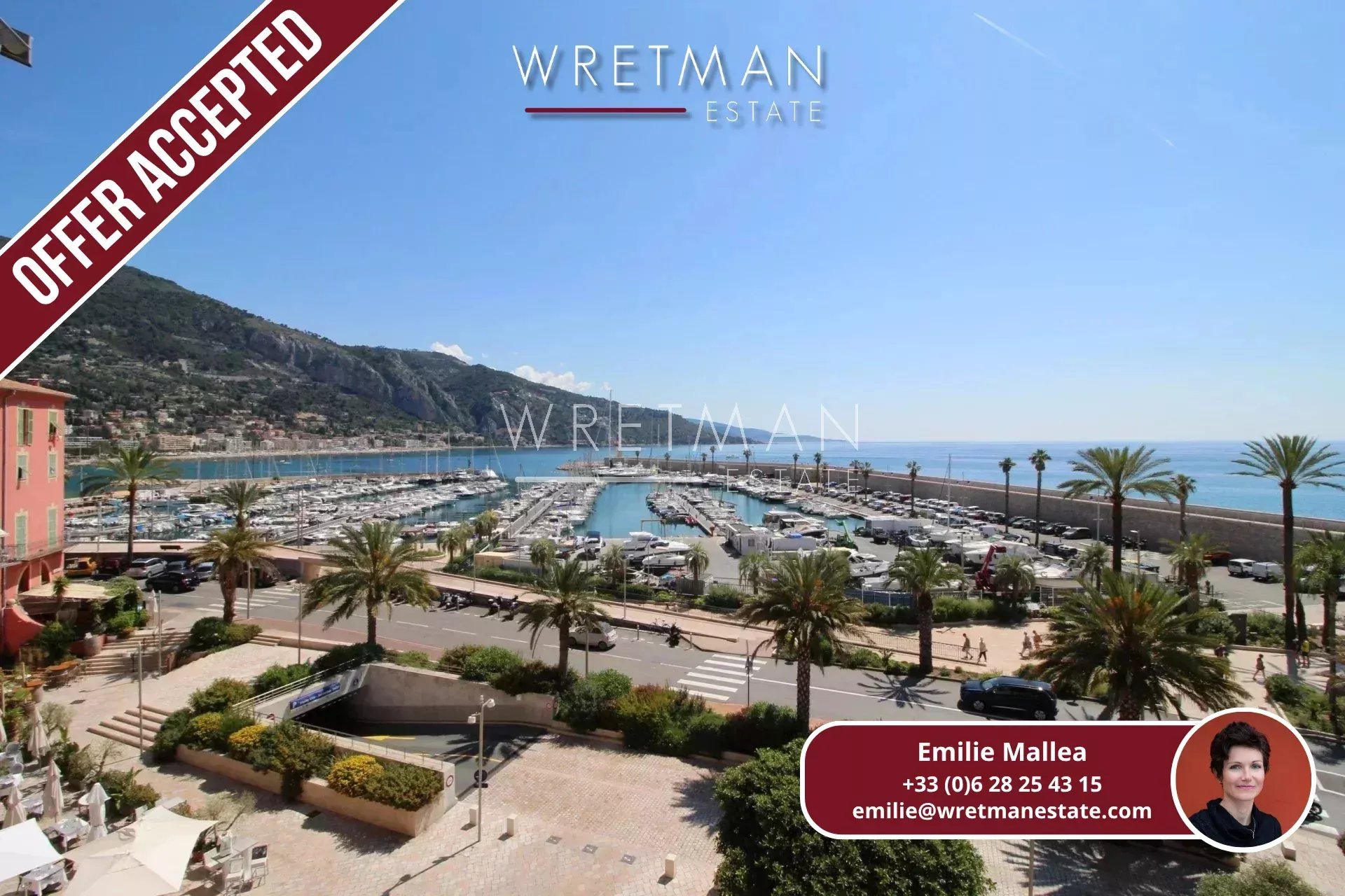 Superbe 2 pièces en duplex, vue mer - Menton Vieux Port