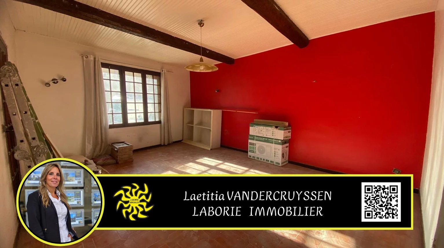 A vendre maison T3 à rénover avec beaux volumes à Lézignan-C