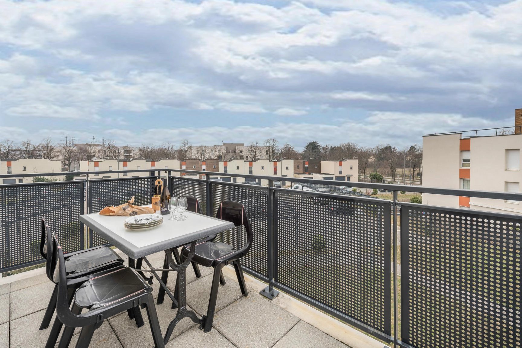 Terrase à l'Ouest pour ce T2 de 40 m²