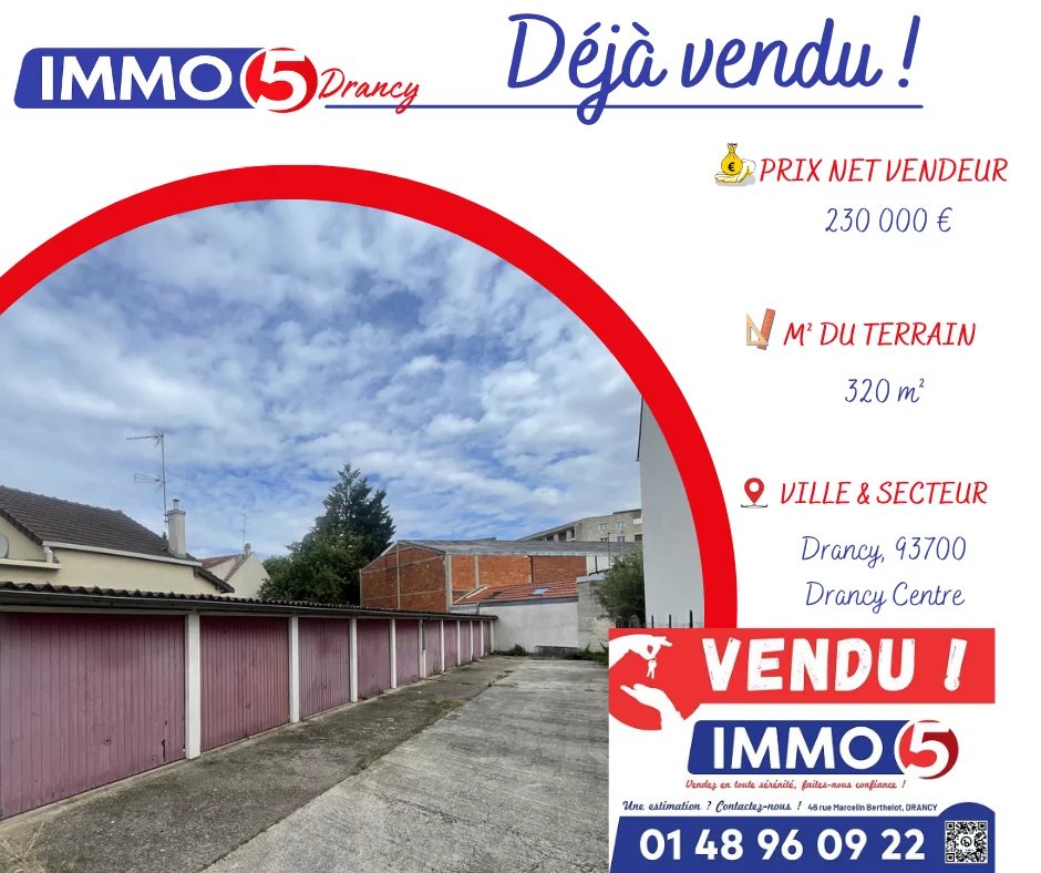 LOT de 10 BOXs - DRANCY CENTRE-VILLE