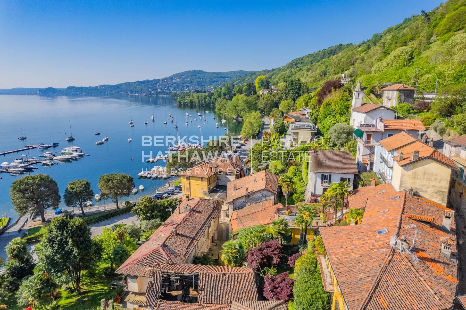 Historic Residence with Three Independent Units and Panoramic Lake Maggiore Views in Solcio di Lesa