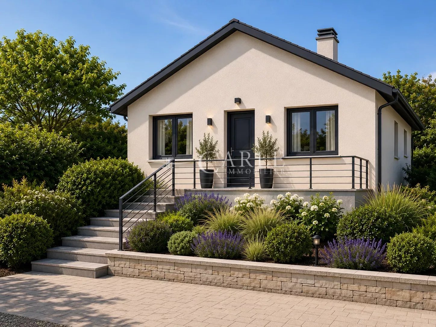 Rénover, étendre ou reconstruire - Terrain piscinable 1217m²