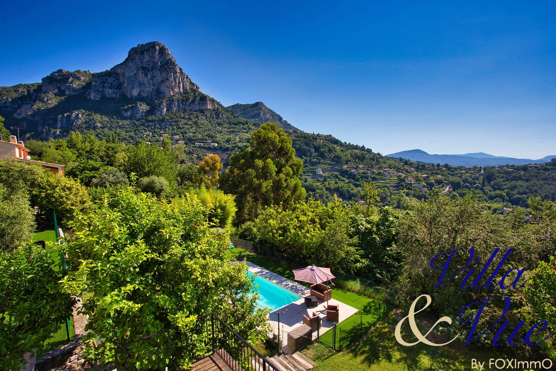 Rare, Maison individuelle avec 2 appartements, belle vue mer et montagne