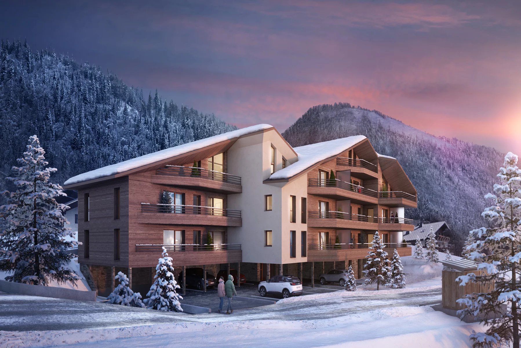 CHÂTEL - A 1-bedroom + coin montagne 56 m2 apartment in Châtel Accommodation in Chamonix