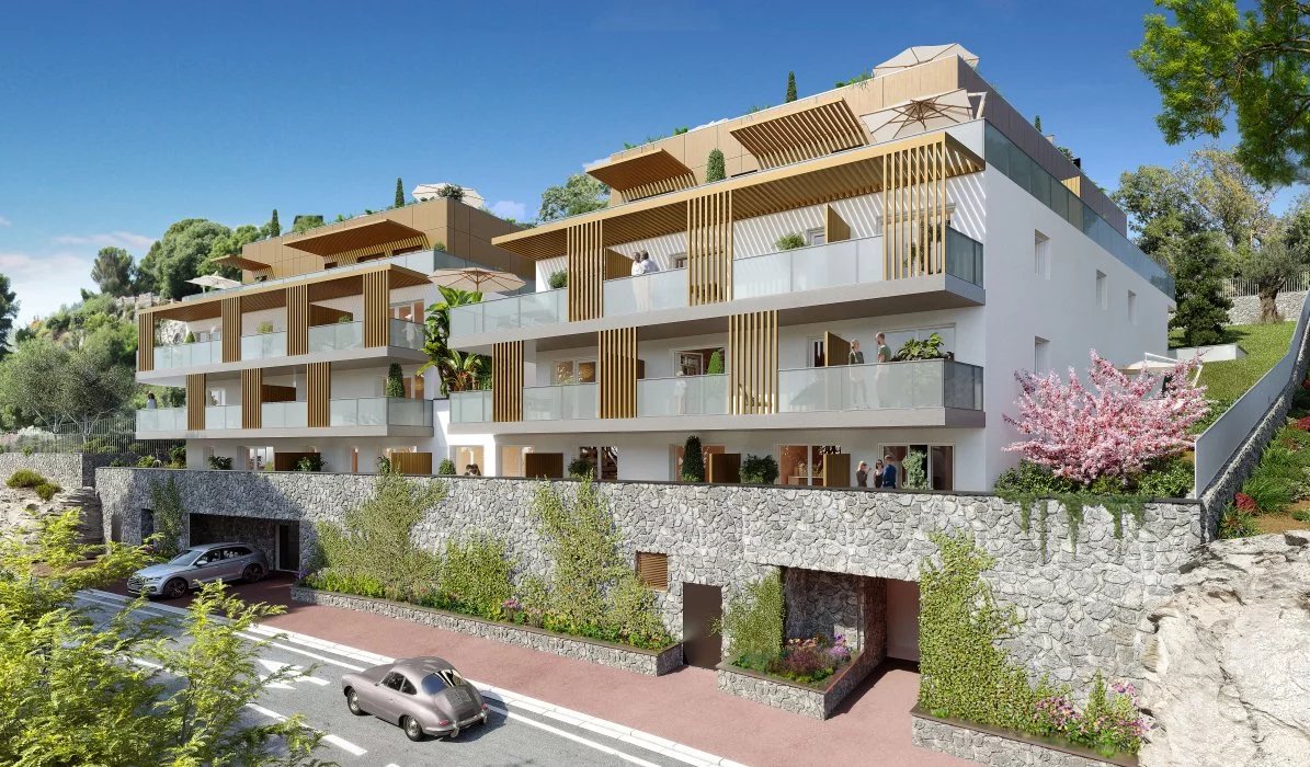 Nouveau bâtiment à la frontière avec Monaco