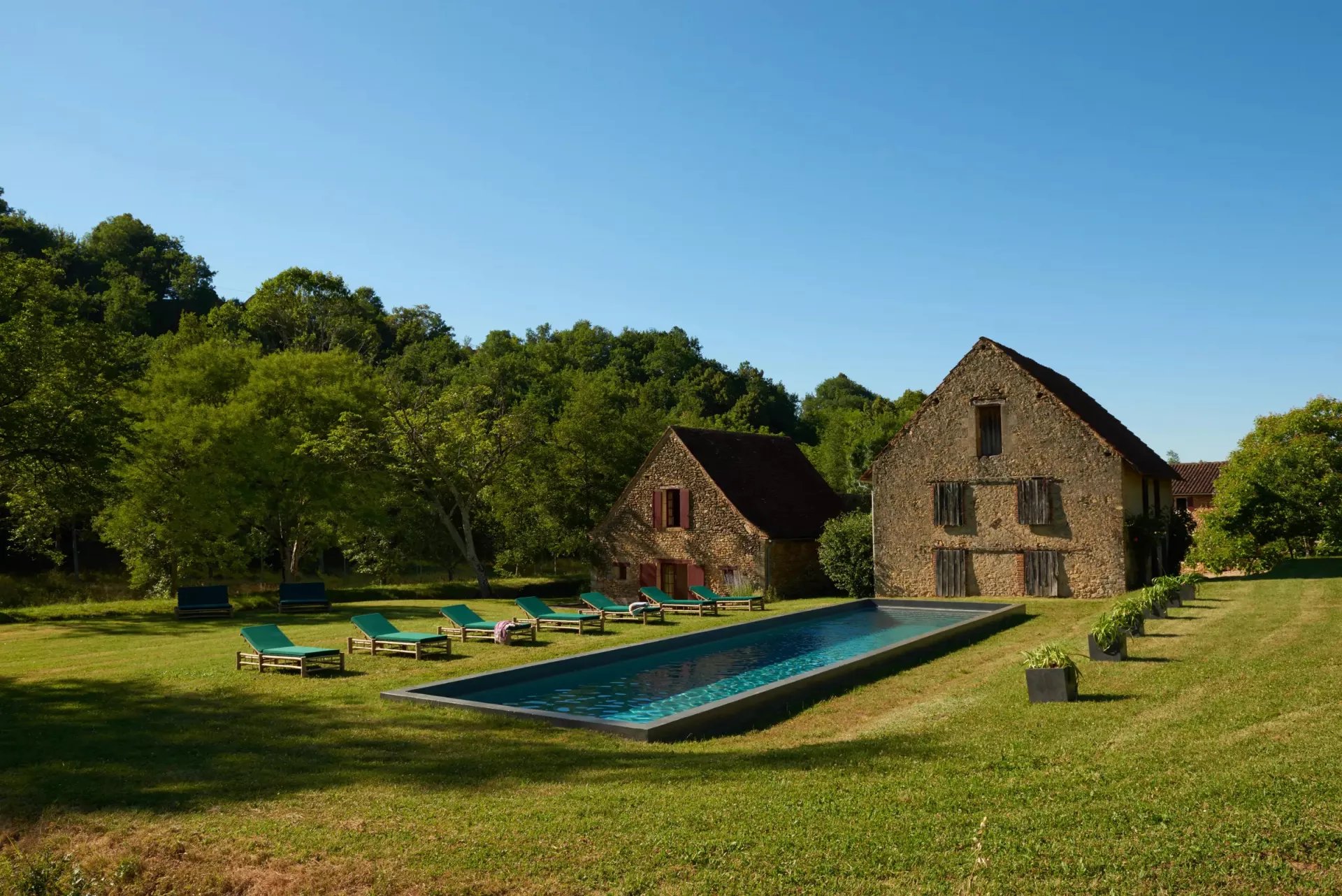 Dordogne - Maison - Location saisonnière - 12 Personnes - 6 Chambres - Piscine