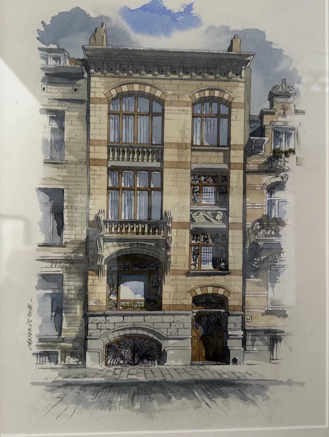 Bruxelles Quartier des Squares - Grande Maison Art Nouveau