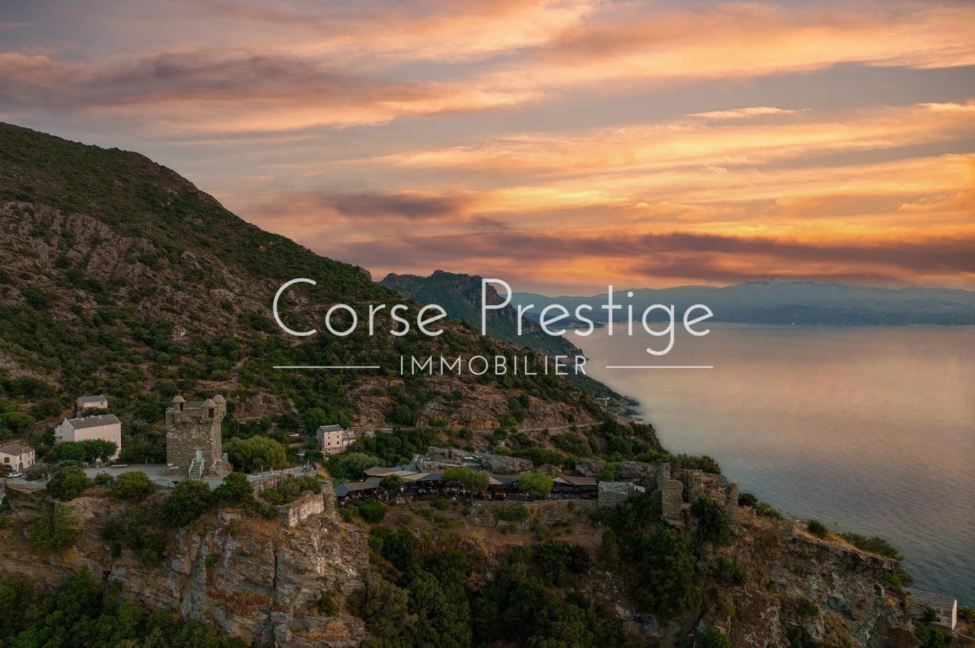 maison de village nonza - 3 chambres - jardin - vue mer image1