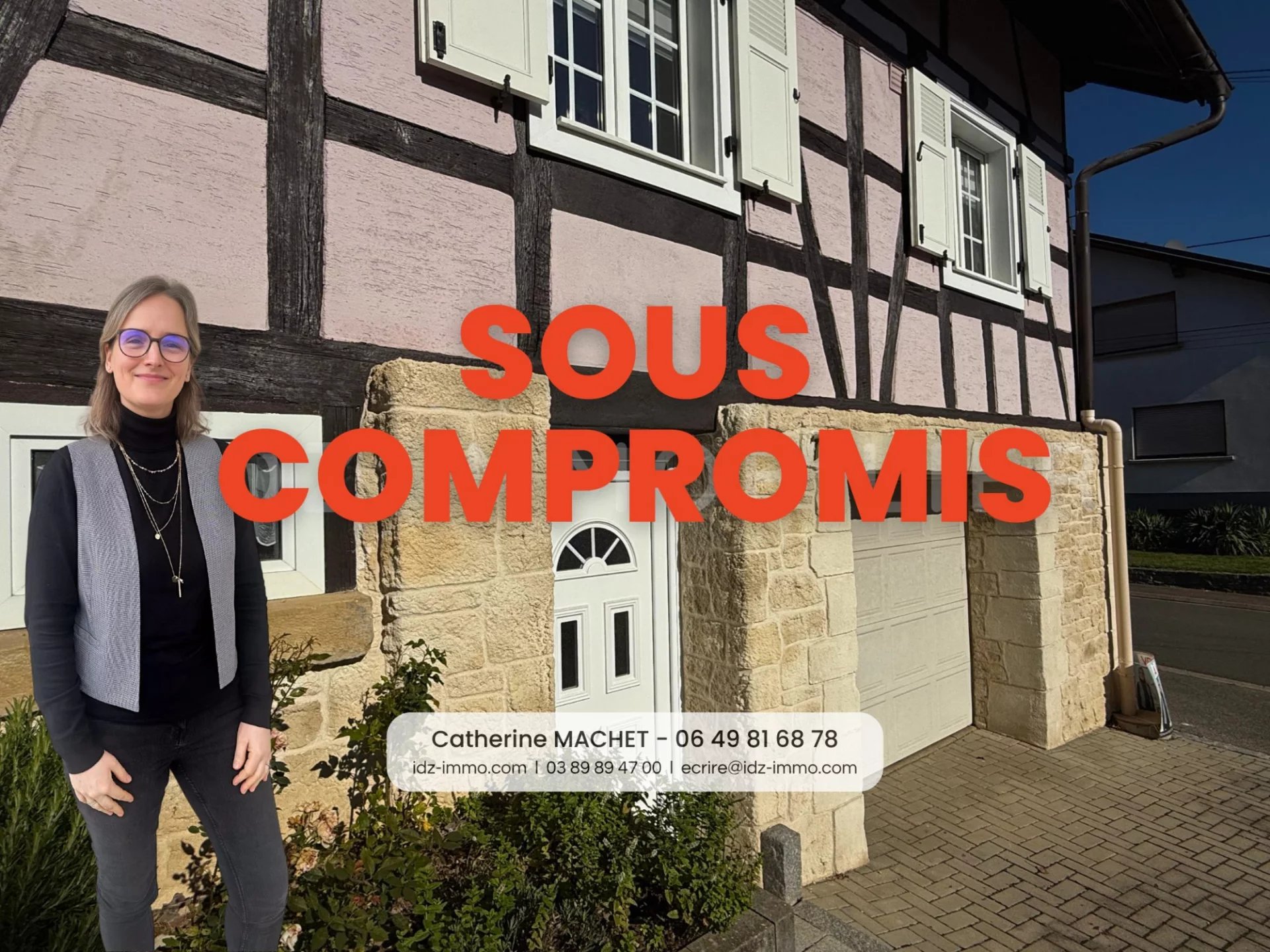 COUP DE COEUR : Charmante maison alsacienne de 117m2 au sol pour