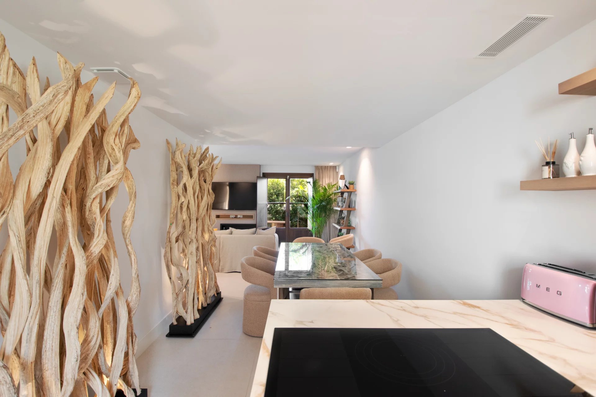 Exquisite terraced villa in a prestigious residential community in Santa Gertrudis, Ibiza