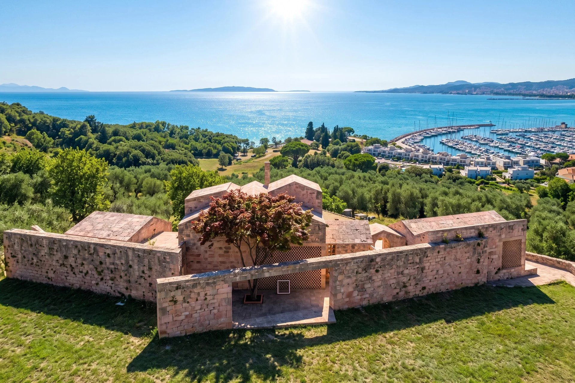 LUXUSVILLA MIT MEERBLICK IN SCARLINO, TOSKANA, ZU VERKAUFEN