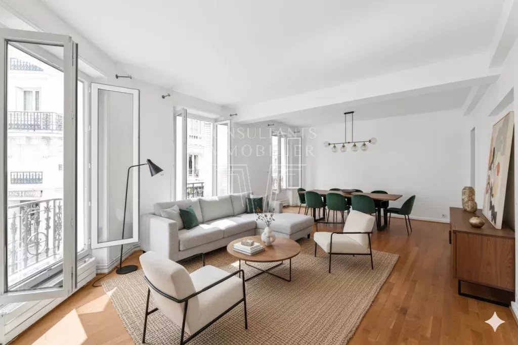 NIEL / PONCELET. Appartement familial calme et lumineux