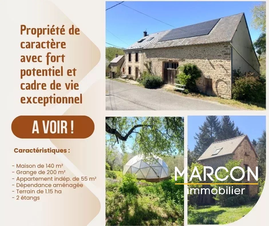 Propriété de caractère avec fort potentiel et cadre de vie exceptionnel
