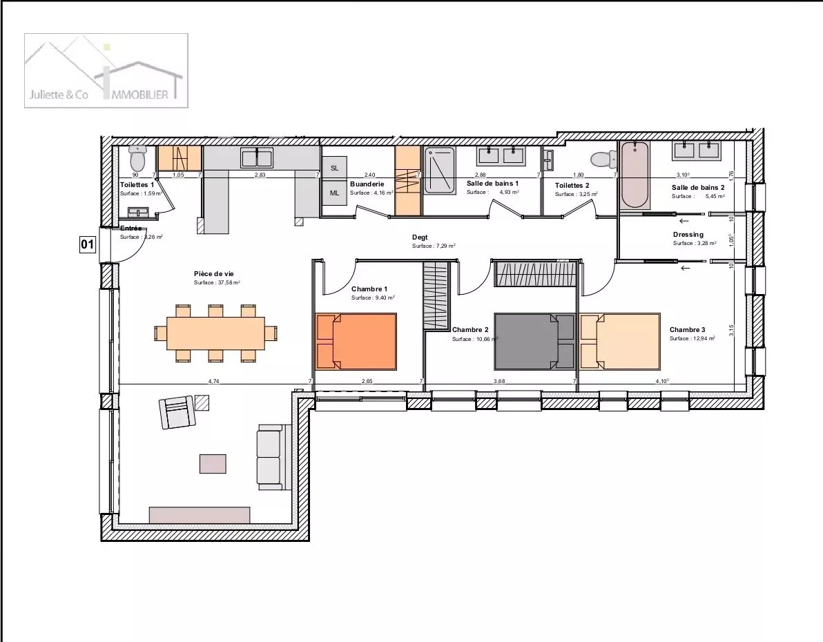 Photo of Flat with 4 bedrooms
