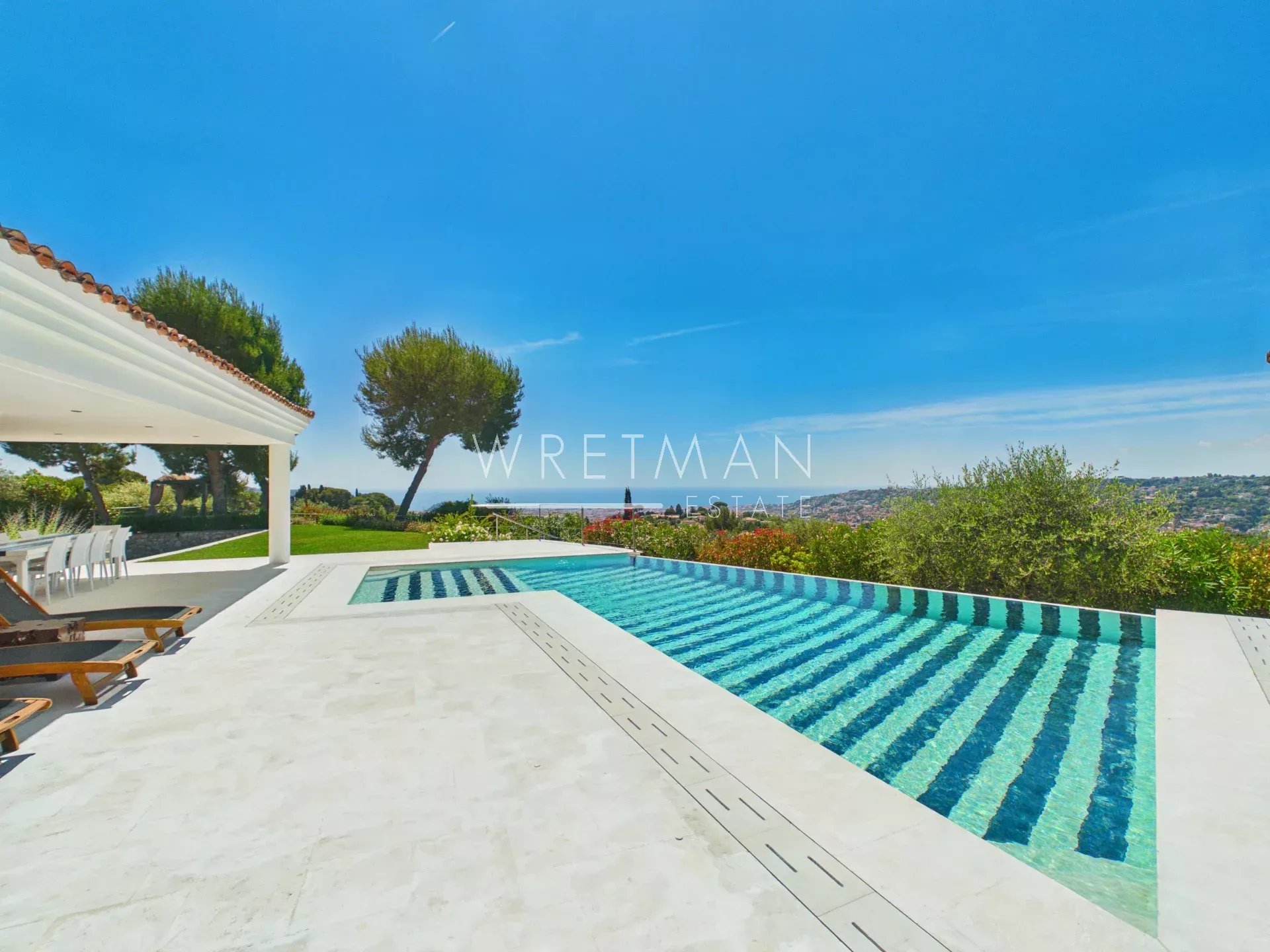 Magnifique villa d’architecte avec piscine et vue panoramique - Nice Gairaut