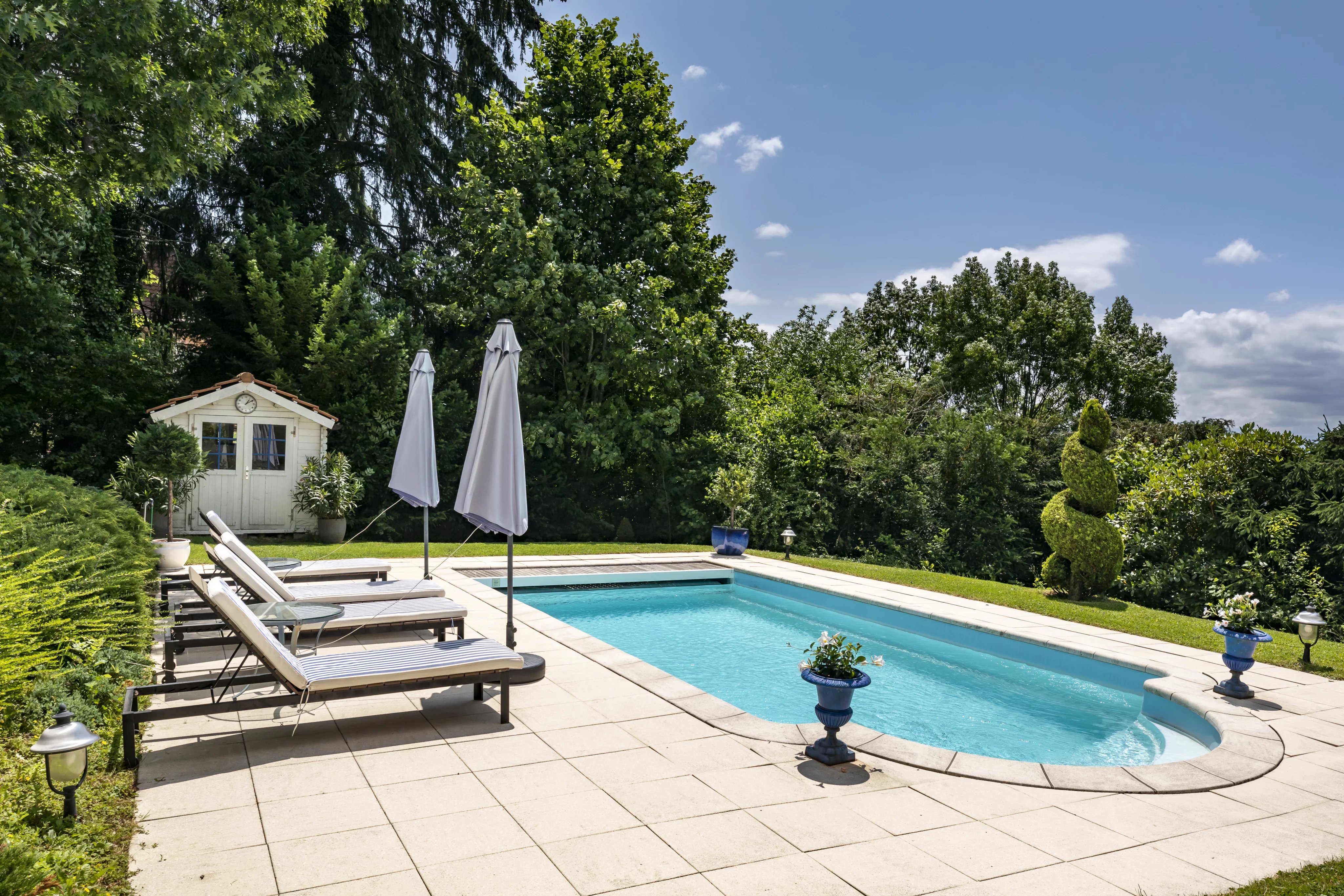 Elégante villa avec piscine, vue sur le lac, Epalinges
