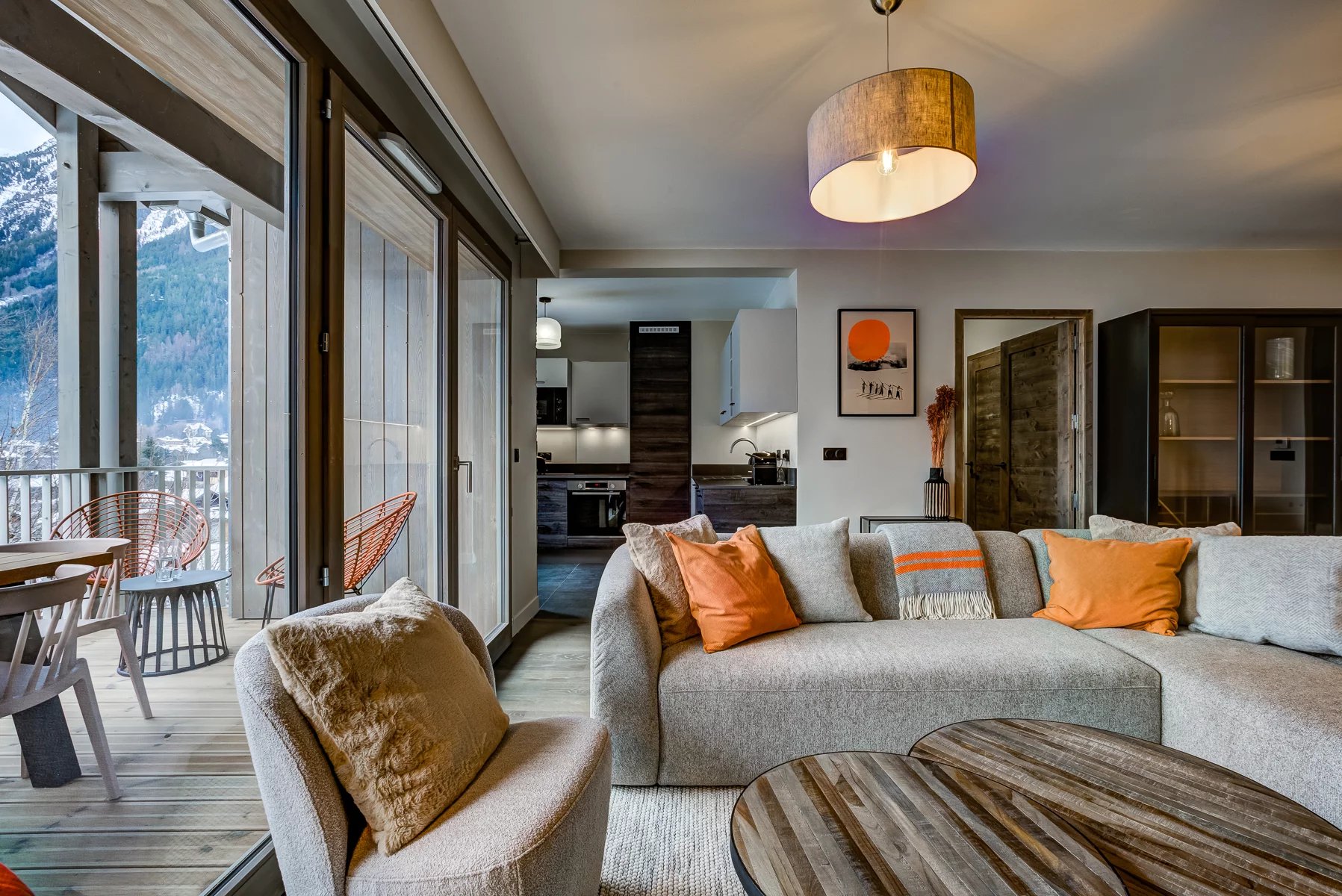 Photo of CHAMONIX – recently built 4-bedroom duplex penthouse close to the centre