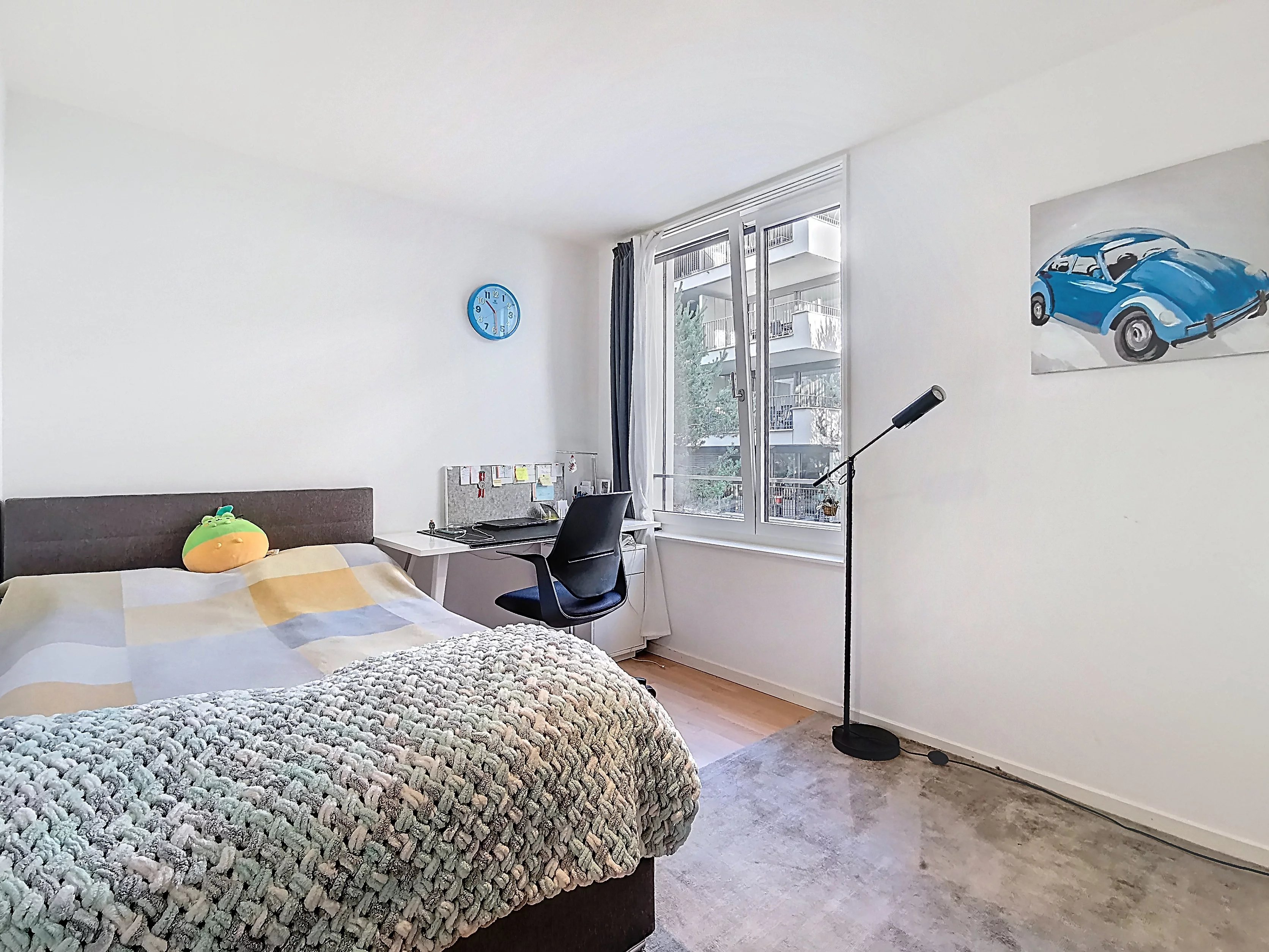 Vue sur le lac et balcon au coeur de Montreux