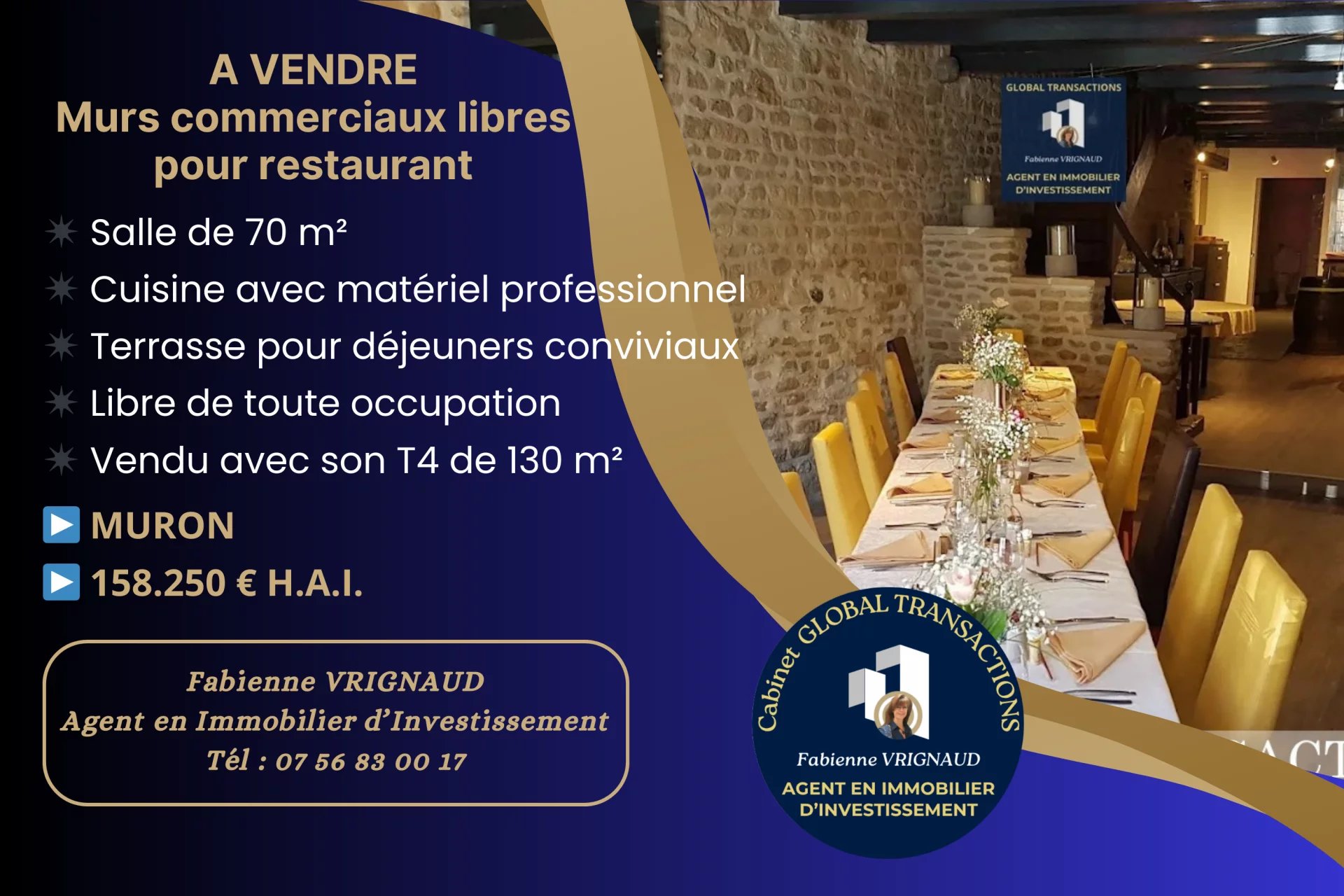 Agence immobilière de Cabinet GLOBAL-TRANSACTIONS