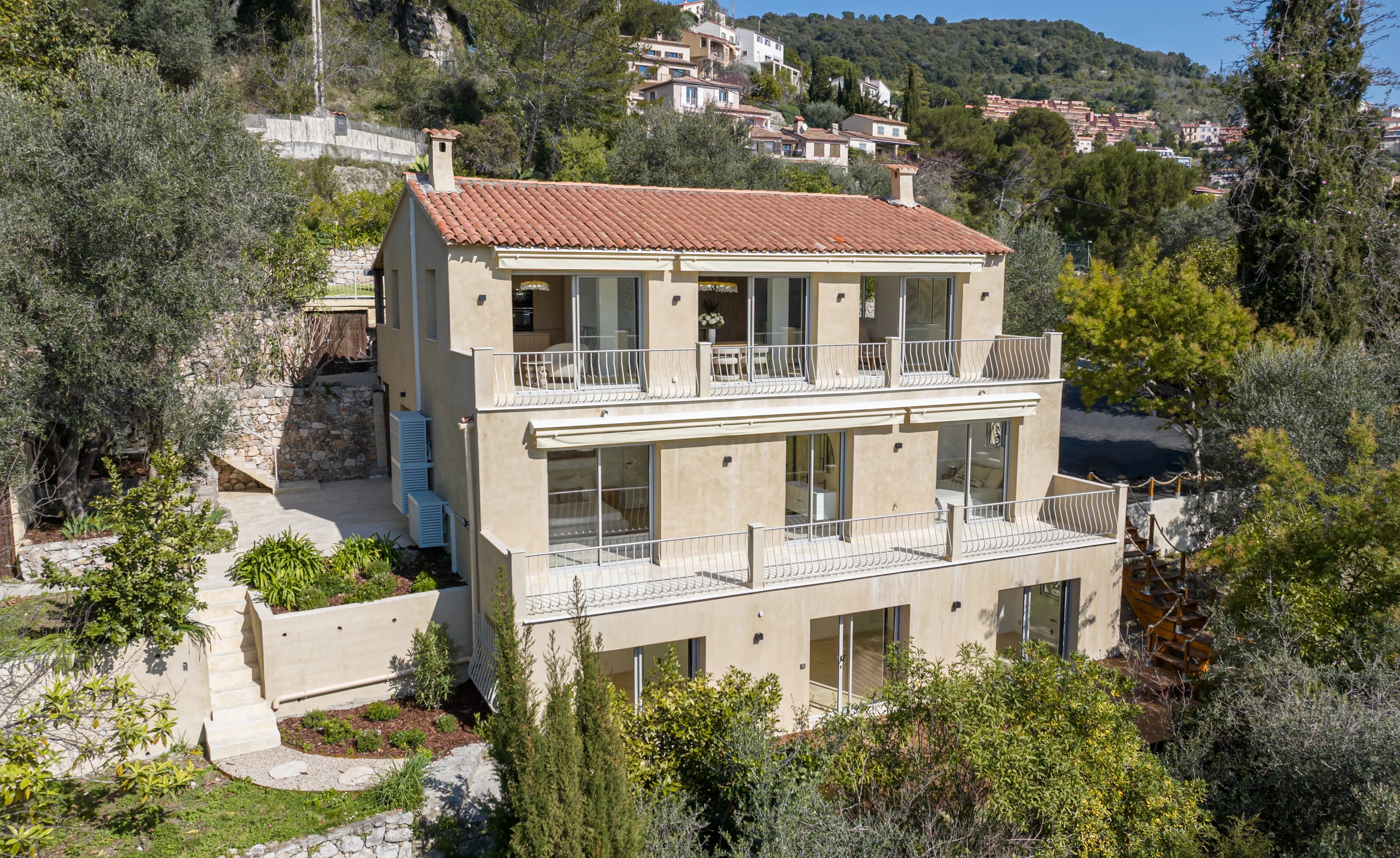 Brand new sea view property with swimming pool