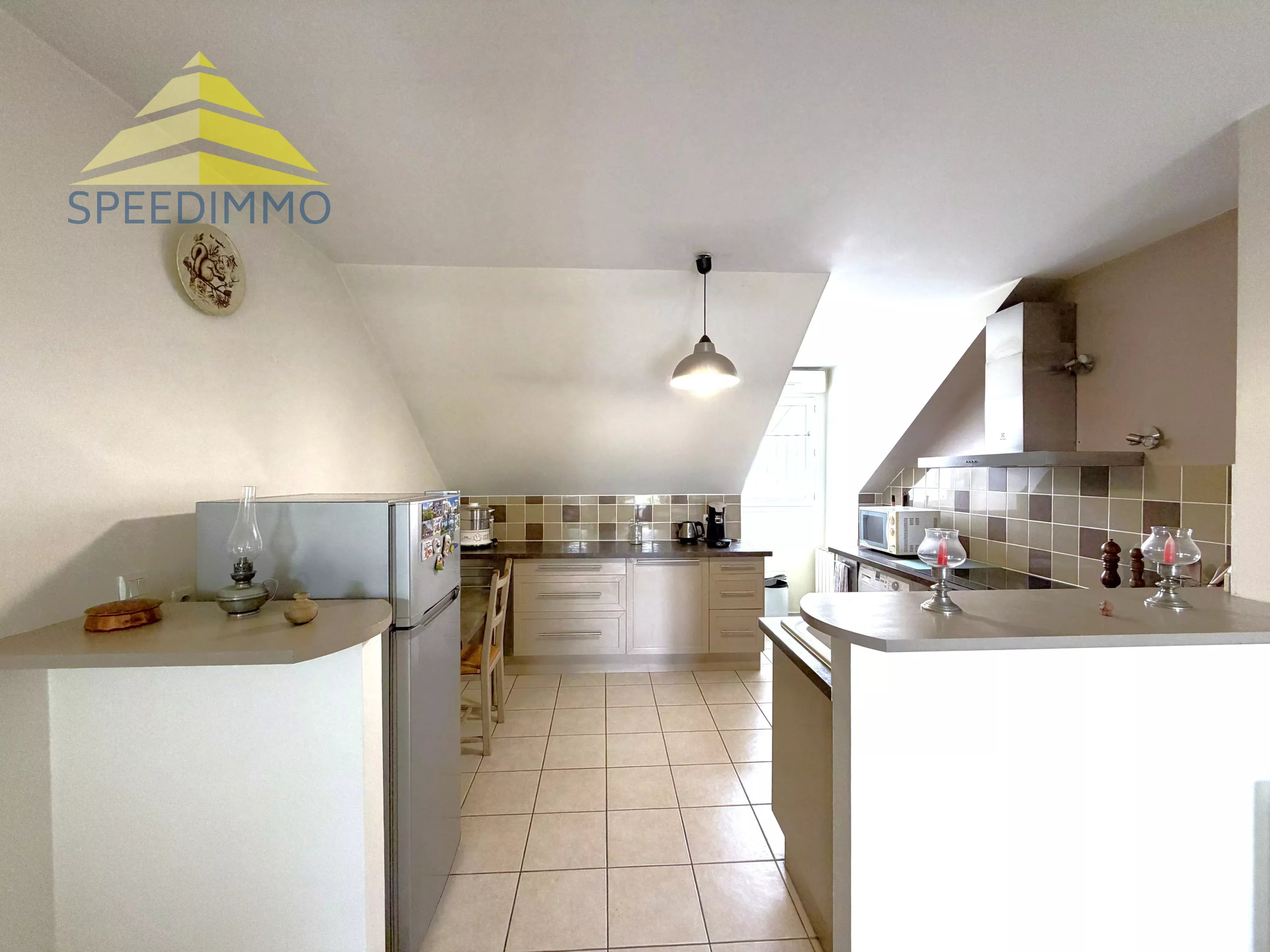 Appartement avec  ascenseur au dernier étage